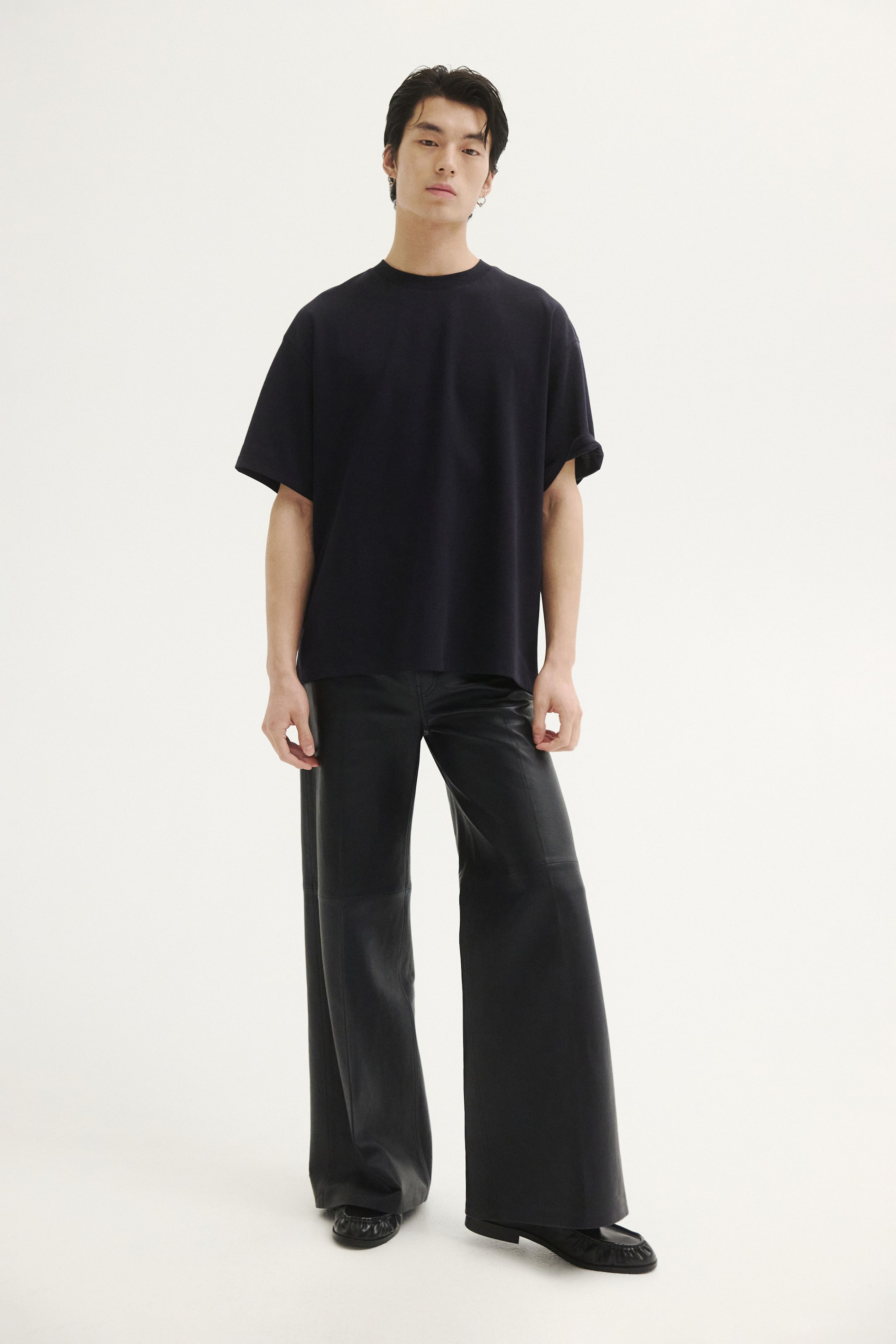 Ver imagem maior: T-shirt Cooling Relaxed Fit - Azul marinho - HOMEM | H&M PT 1