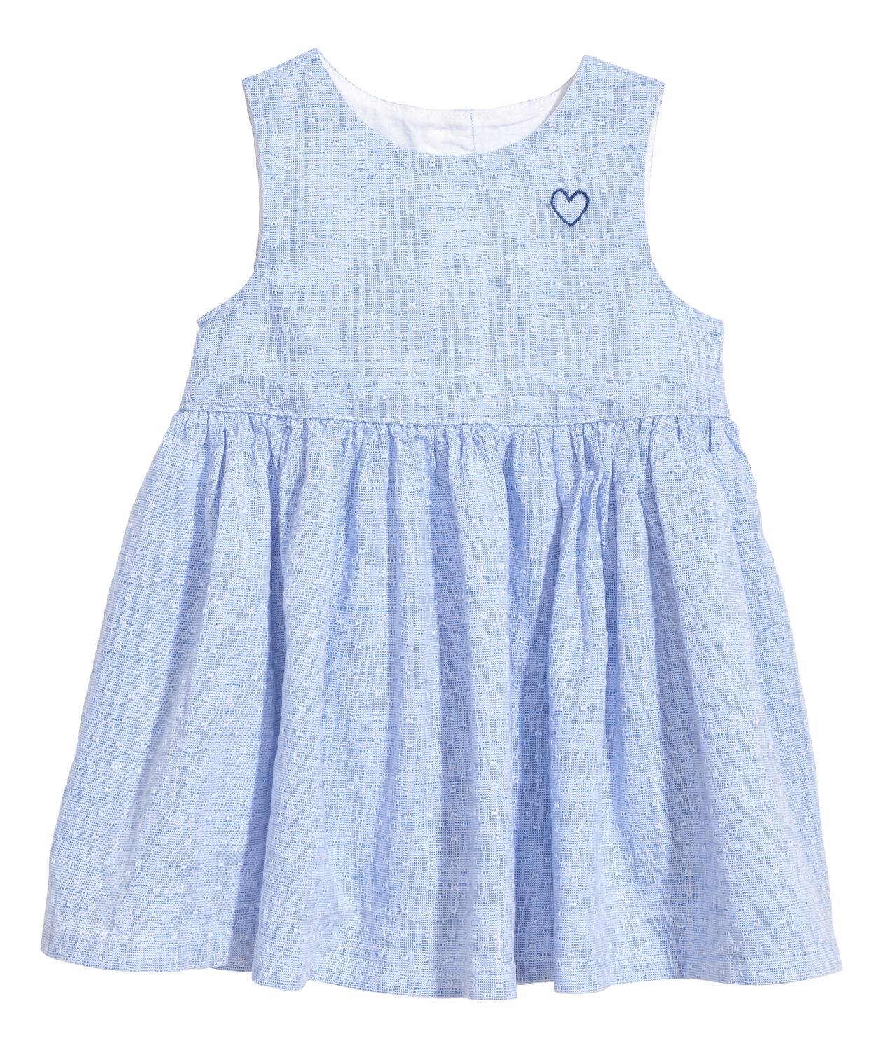 Cotton dress - Sleeveless - Blue - Kids | H&M GB