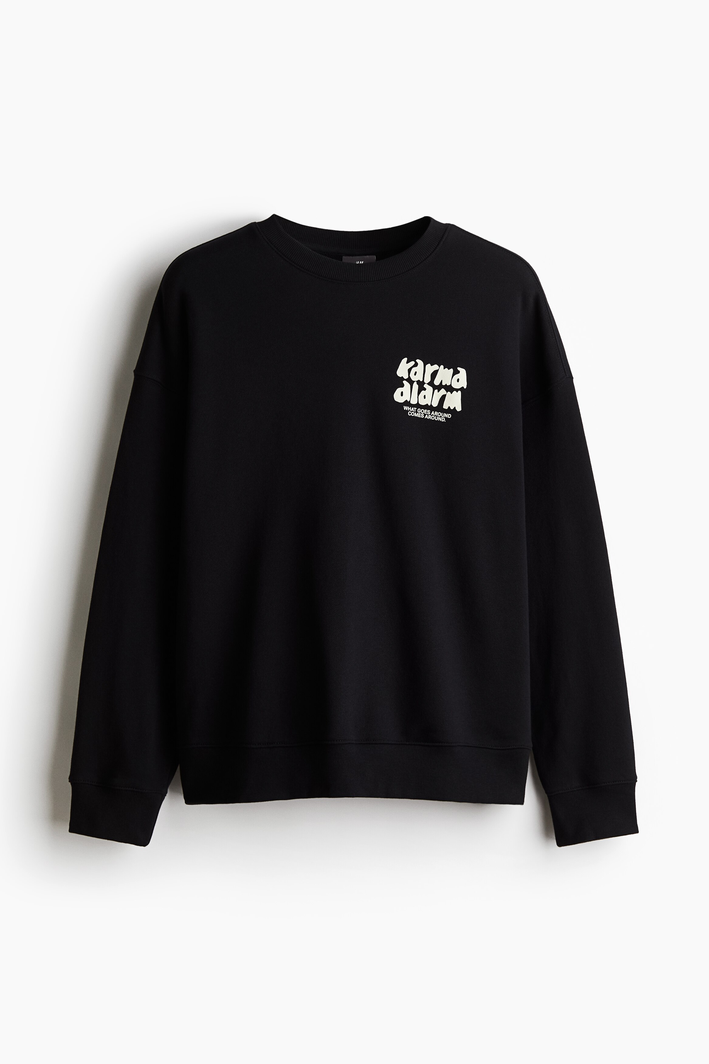 Oversized Fit Printed sweatshirt - Black/South Dakota Canyons