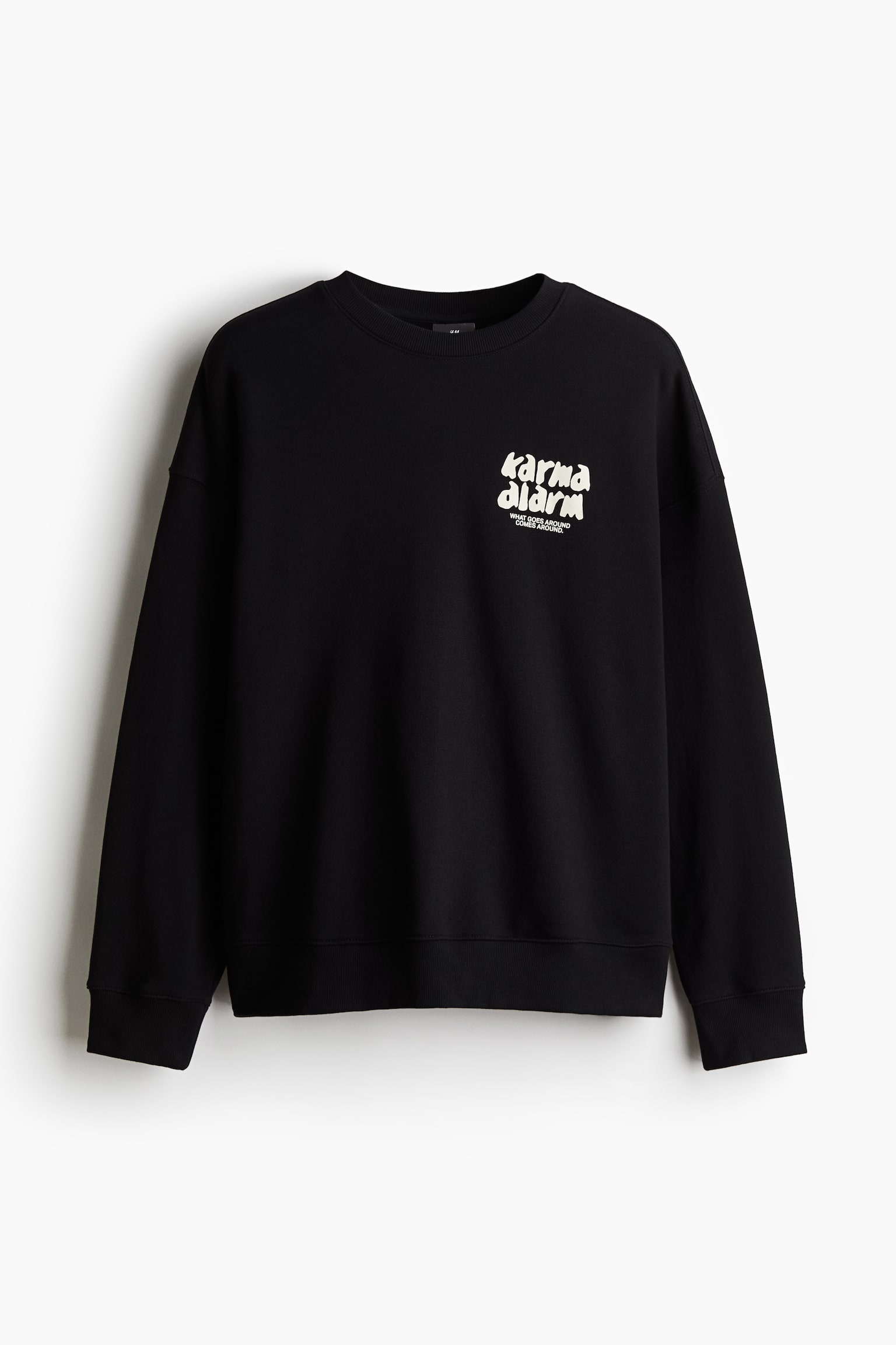 Oversized Fit Printed sweatshirt - Black/Karma Alarm/Black/Premio/Cream/Houseplants/Black/Feeling Fragile - 1