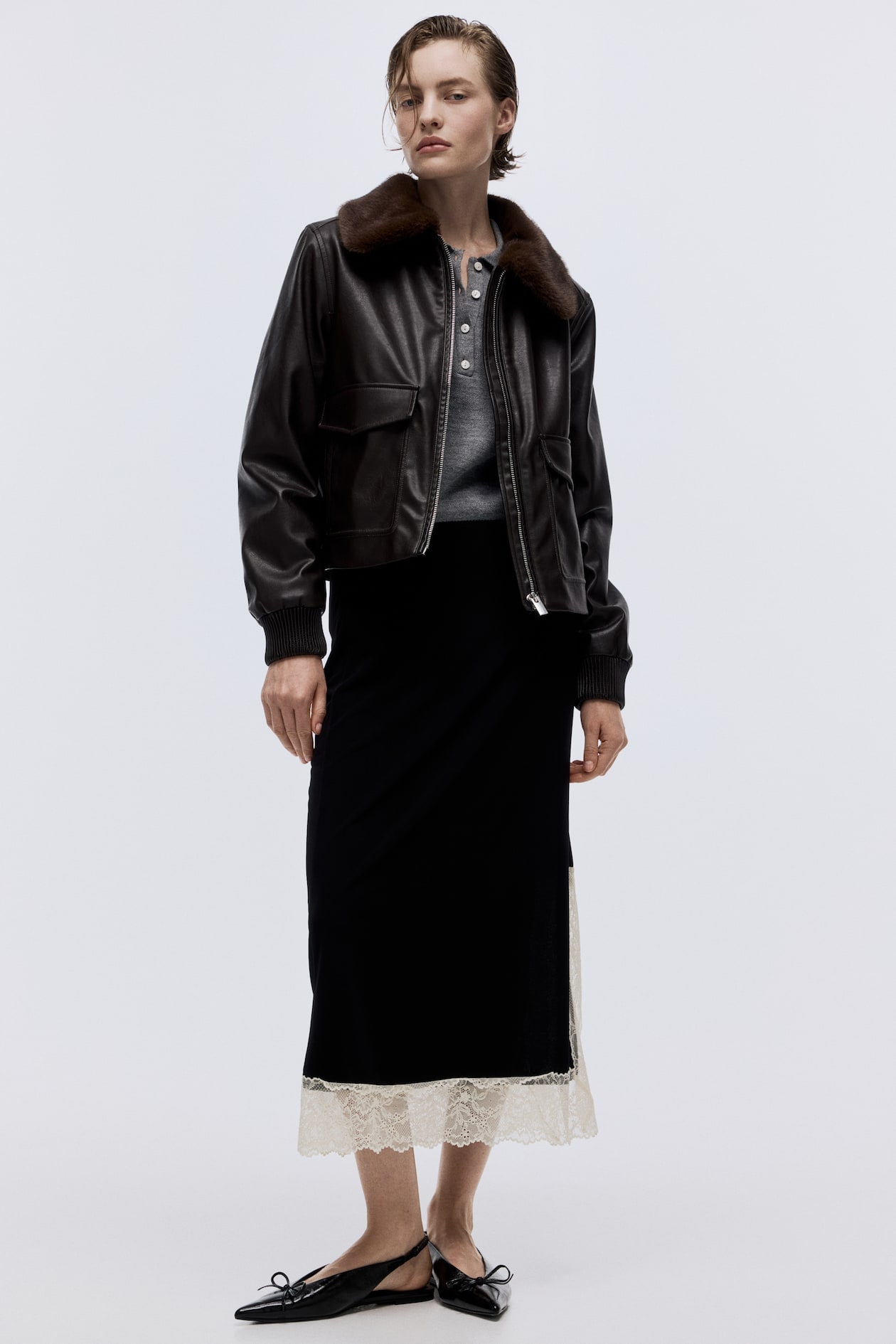 Lace-Trimmed Skirt - image 5