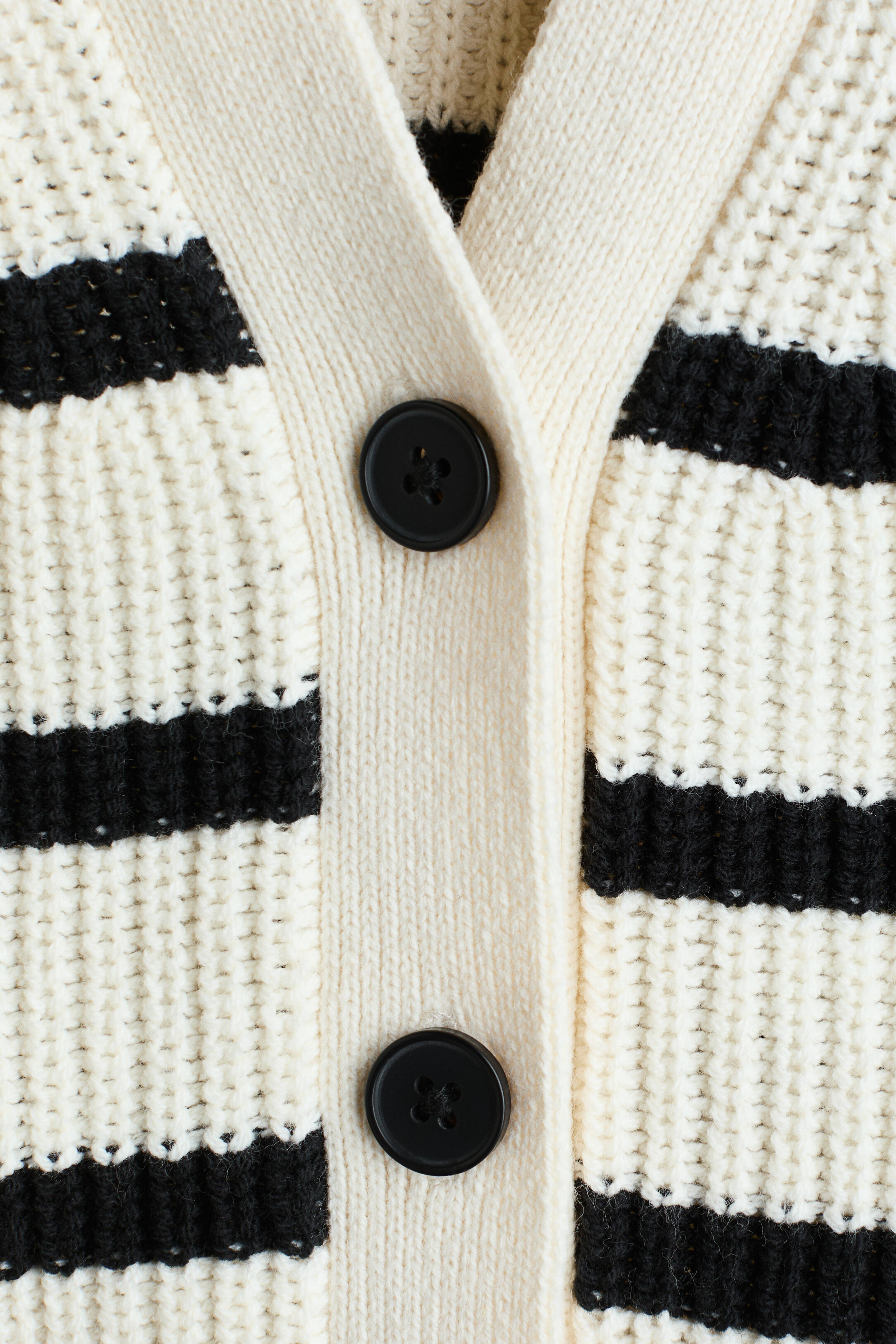 Rib-Knit Cardigan