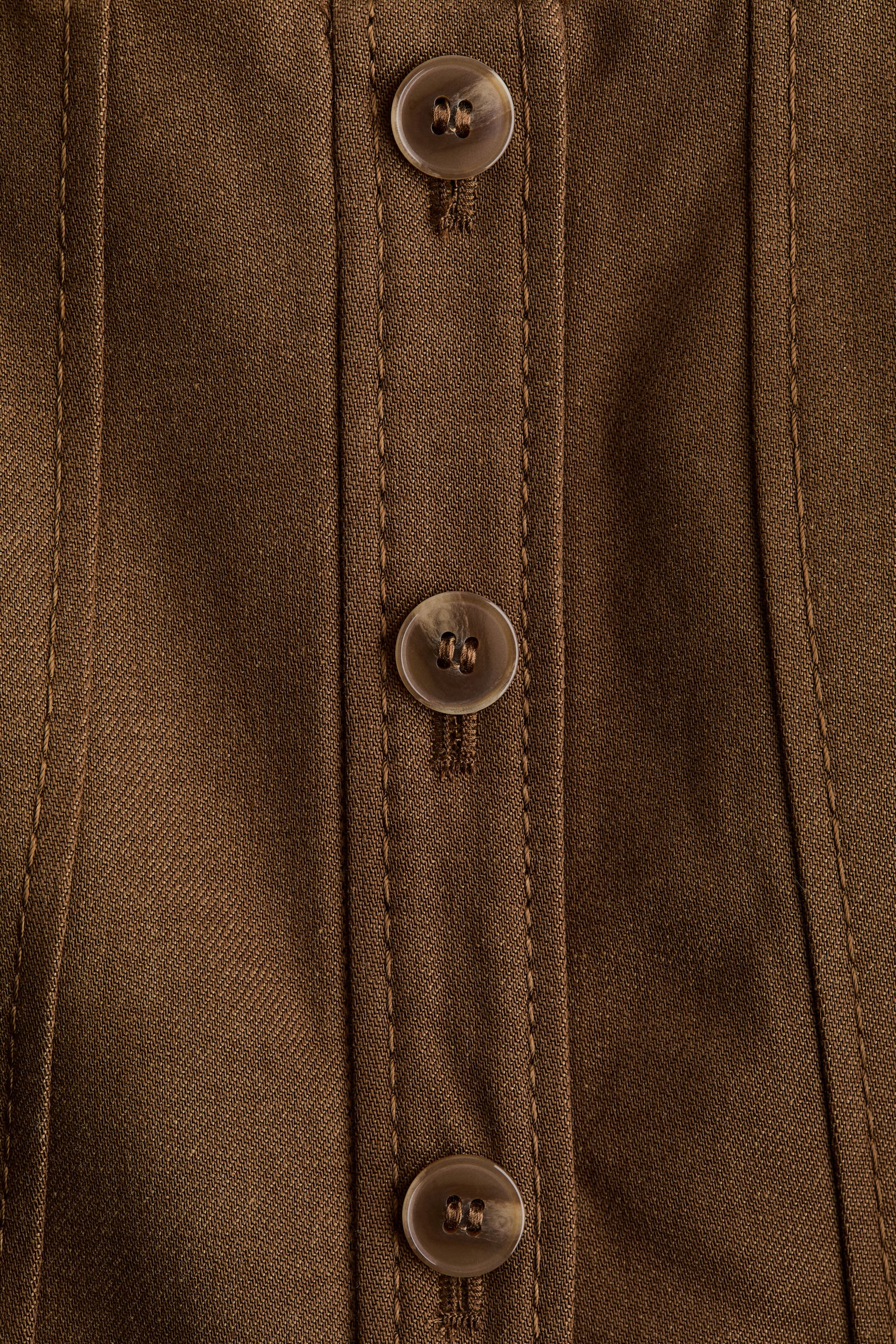 Fitted waistcoat - Brown/Light beige - 4