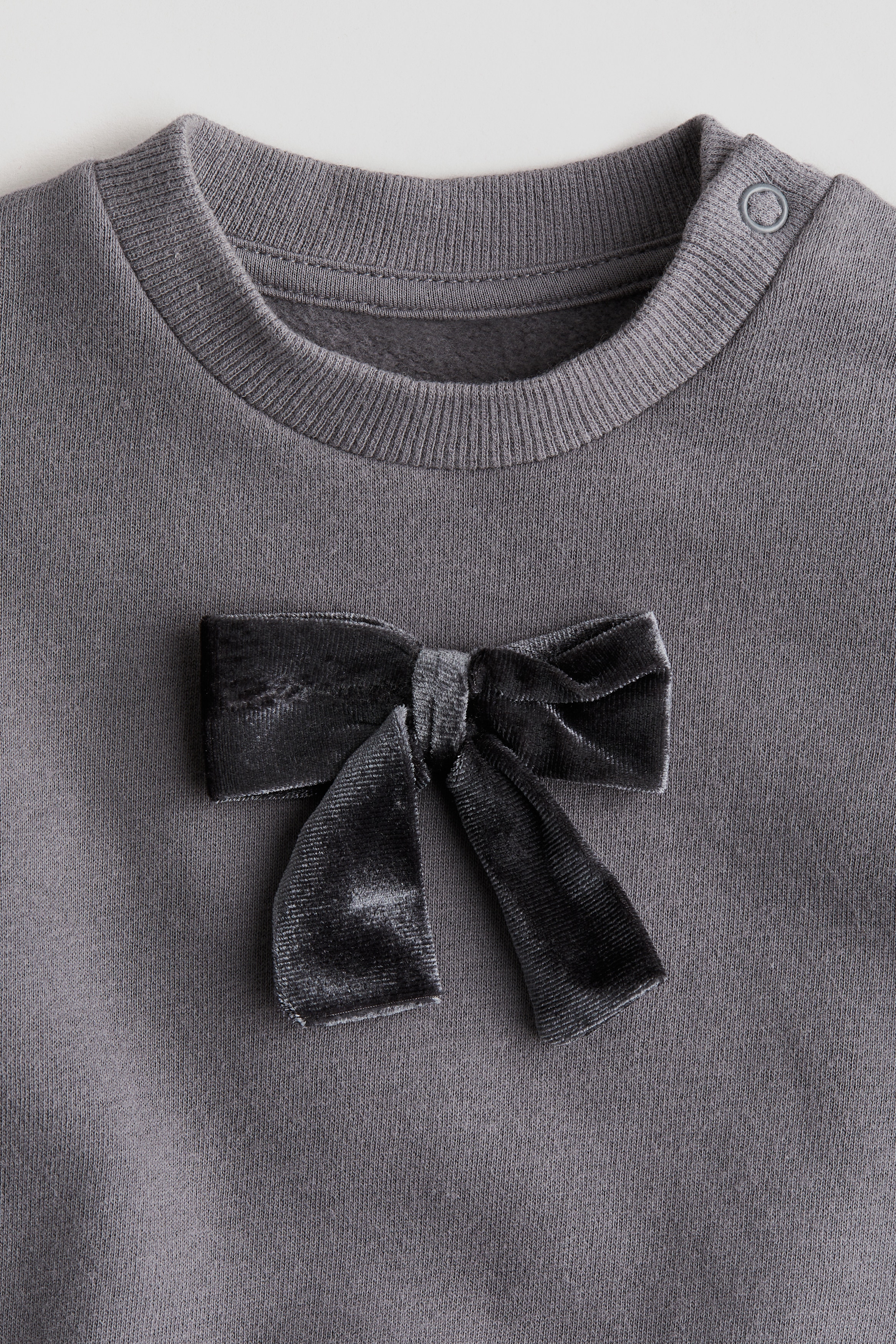 Crew-neck sweatshirt - Dark grey - Kids | H&M HK
