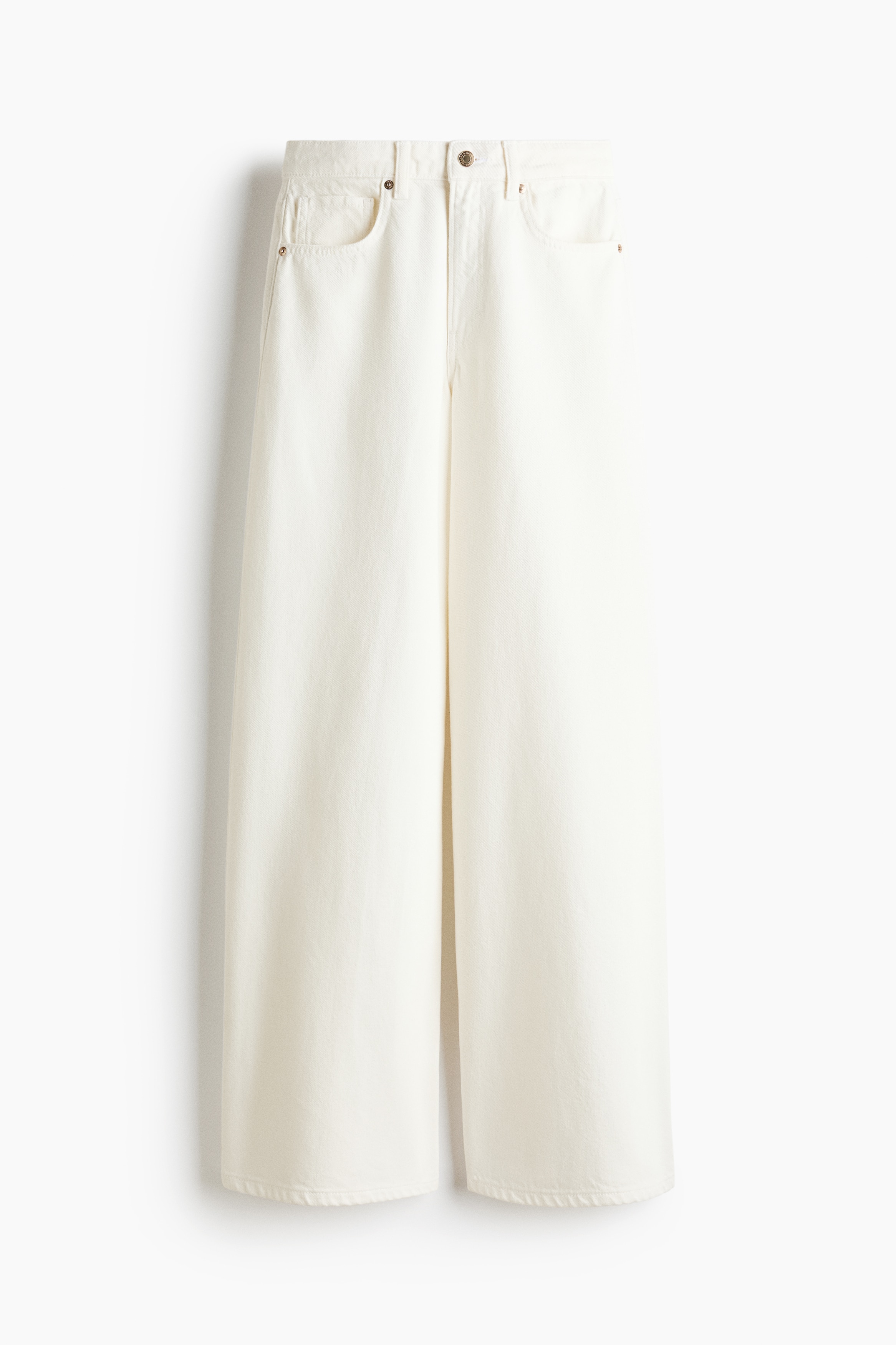 Wide High Waist Jeans - Vit/Denimblå/Mörk denimblå/Ljus denimblå/Denimblå