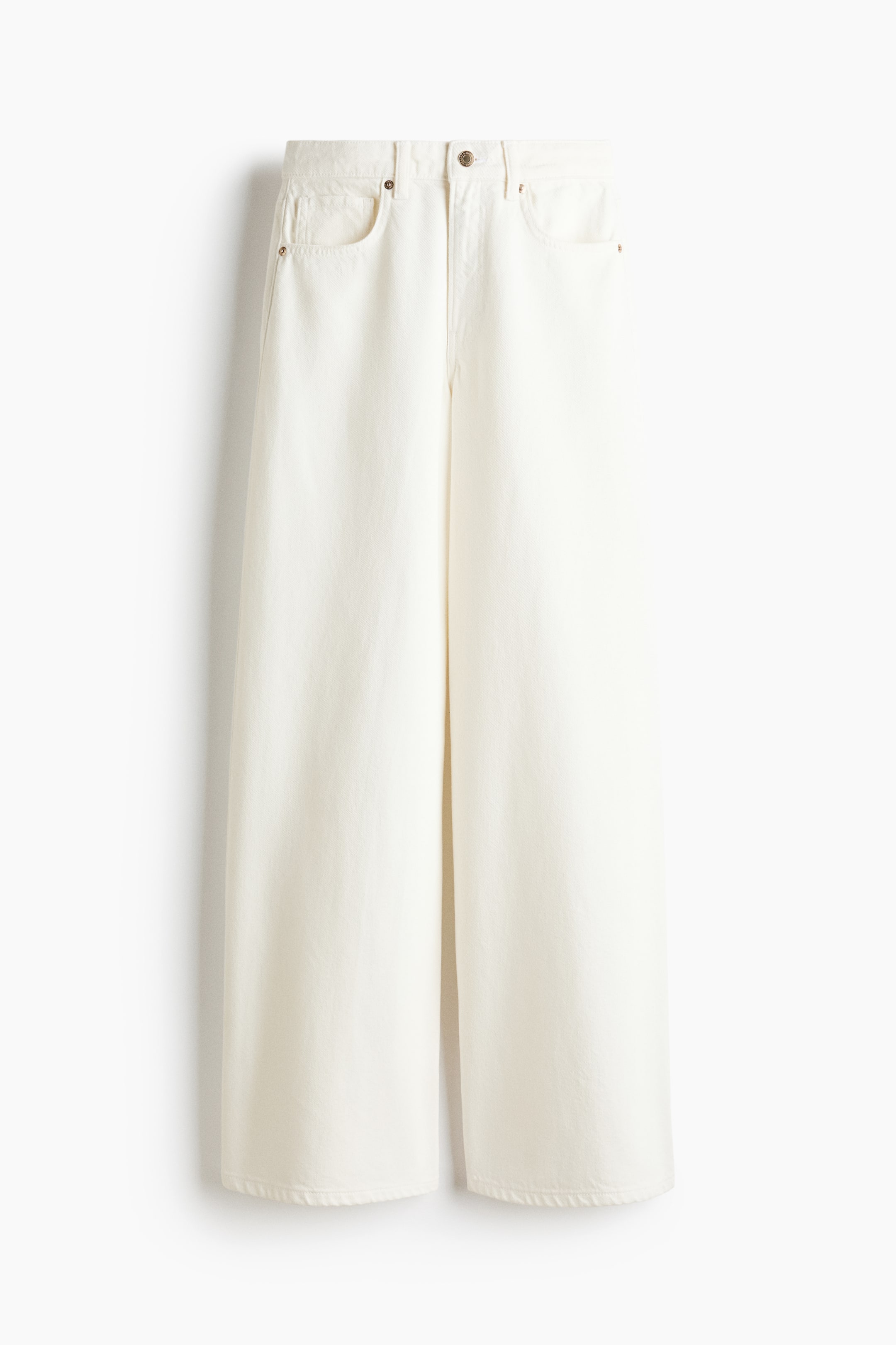 Jean large taille haute