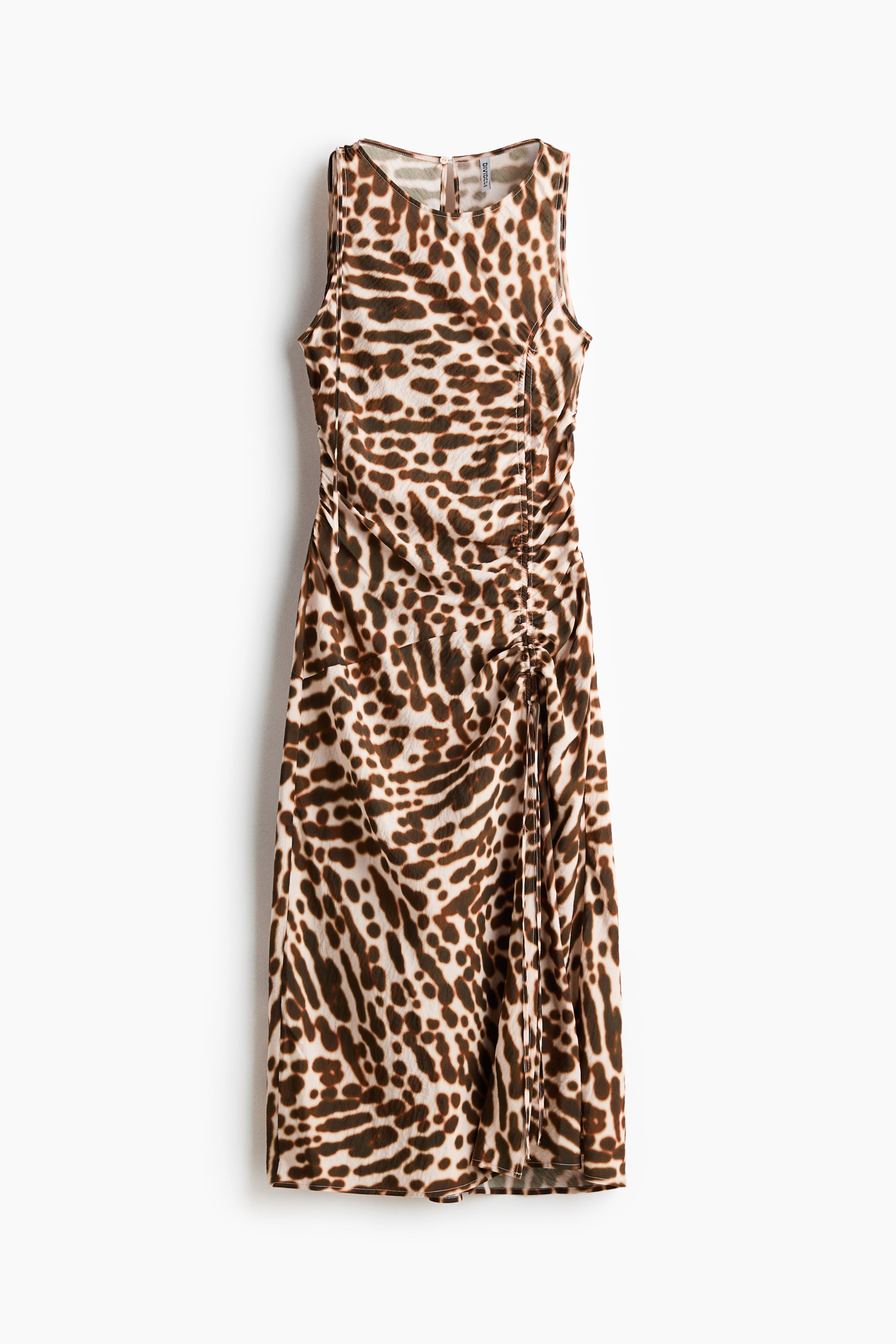 Robe en satin avec cordon de serrage