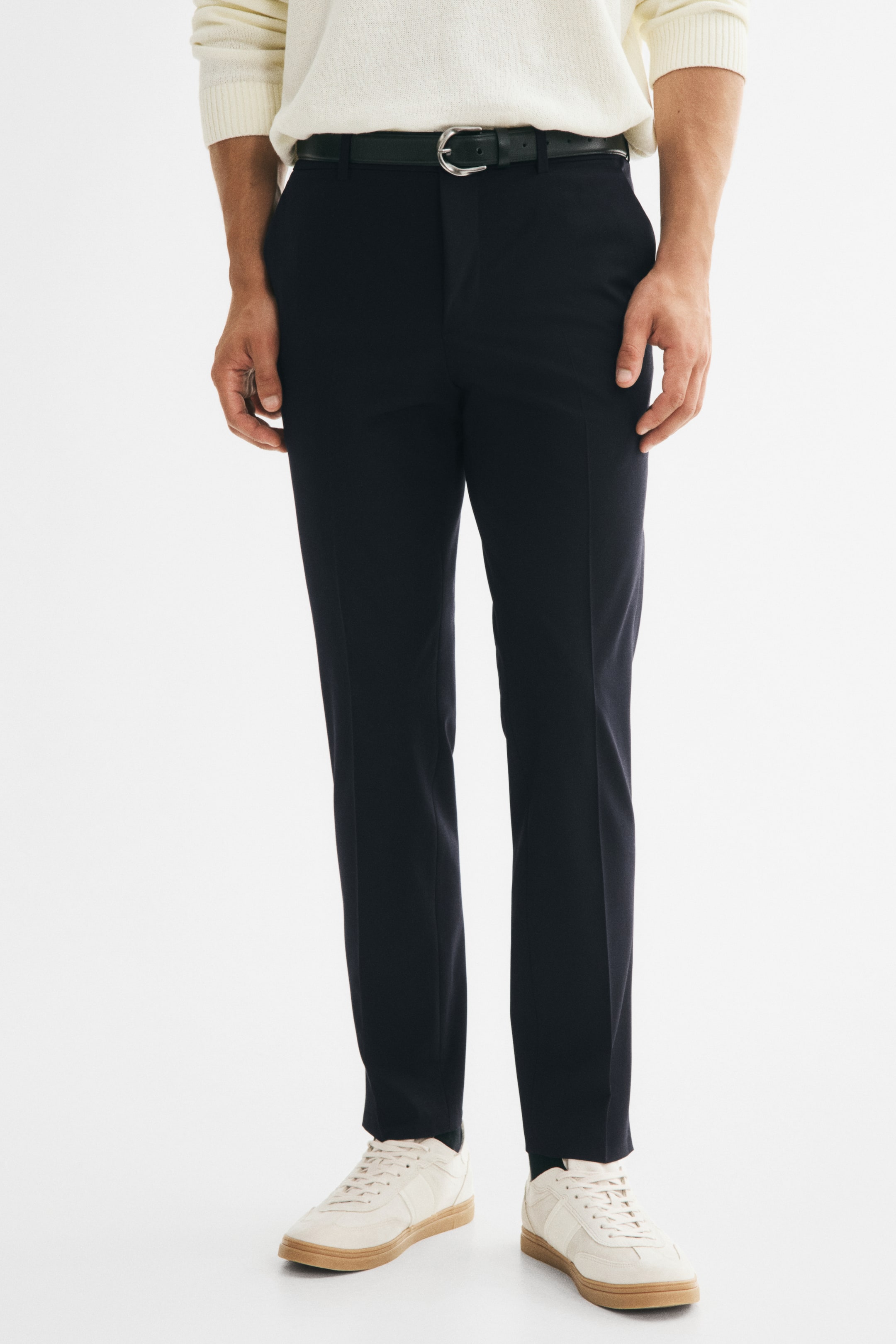 Agrandir l'image: Pantalon de costume Slim Fit - Bleu foncé - HOMME | H&M CH 5