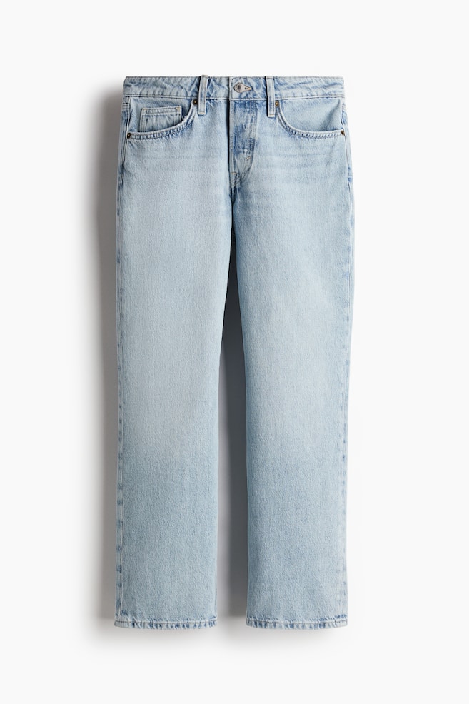 Straight Regular Ankle Jeans - Light denim blue/Light denim blue - 1