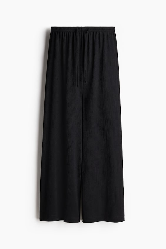 Женские брюки H&M Wide-cut Pull-on Pants