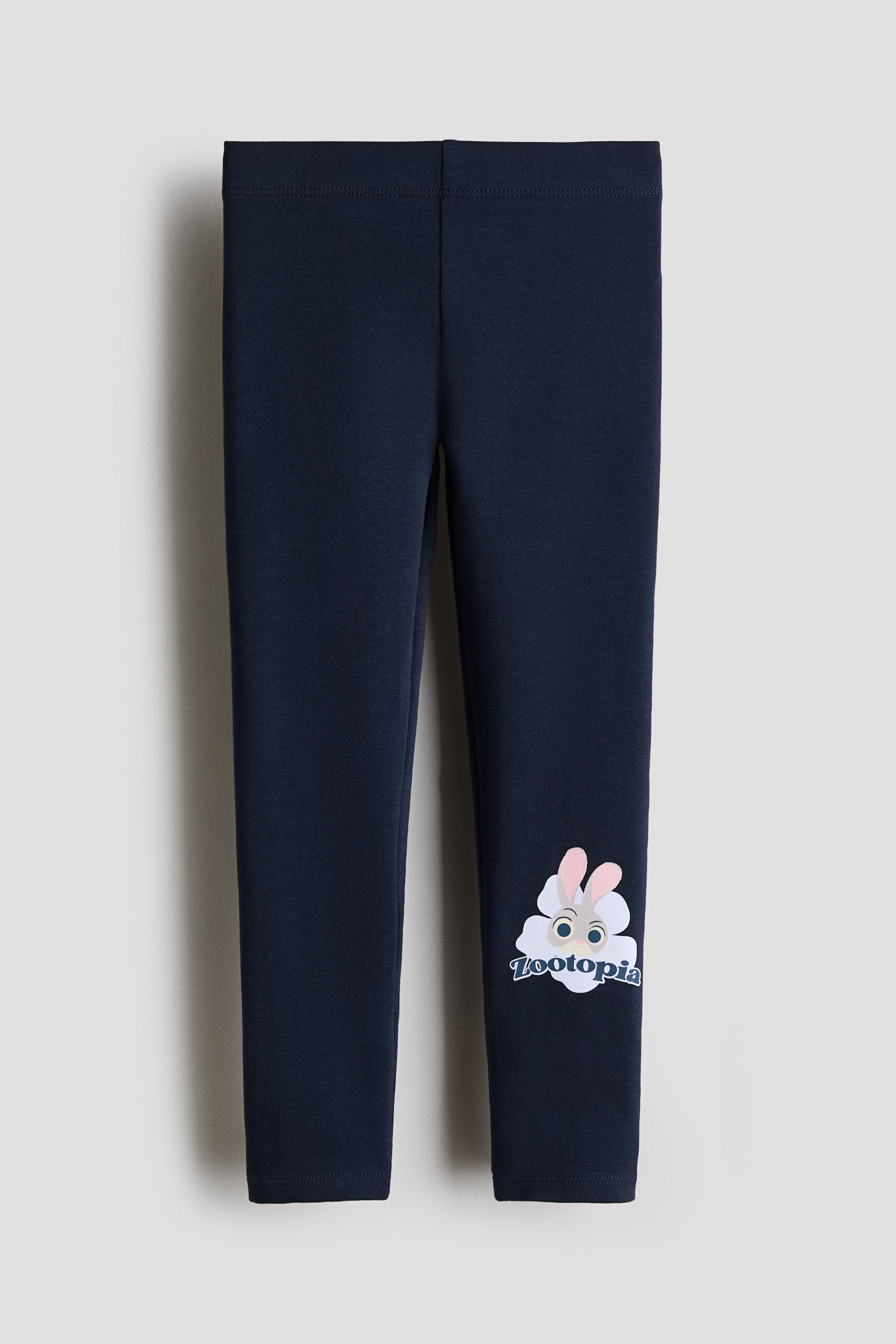 이미지 확대 보기: 기모 레깅스 - 네이비 블루/주토피아 - Kids | H&M KR 4