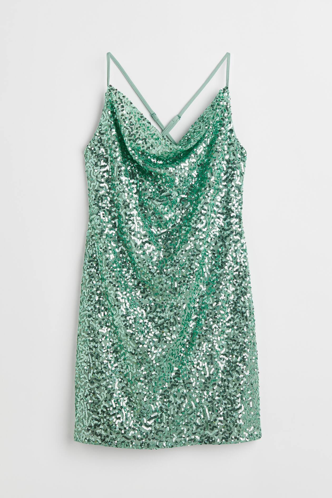 green emerald velvet dress Solenne main image 0