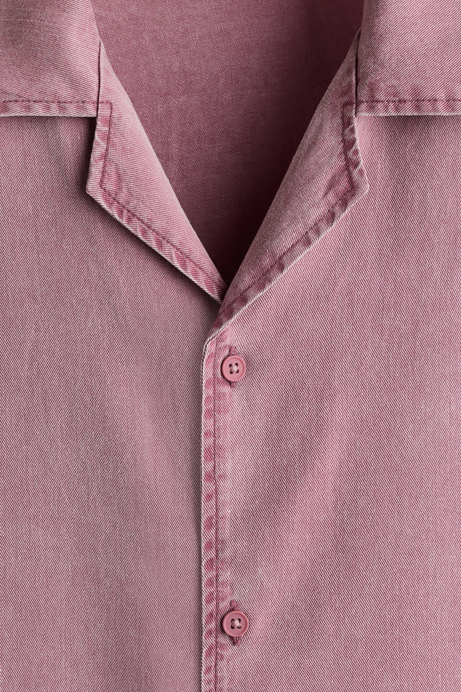 Loose Fit Resort shirt - Dark pink/Light denim blue/Denim grey - 7