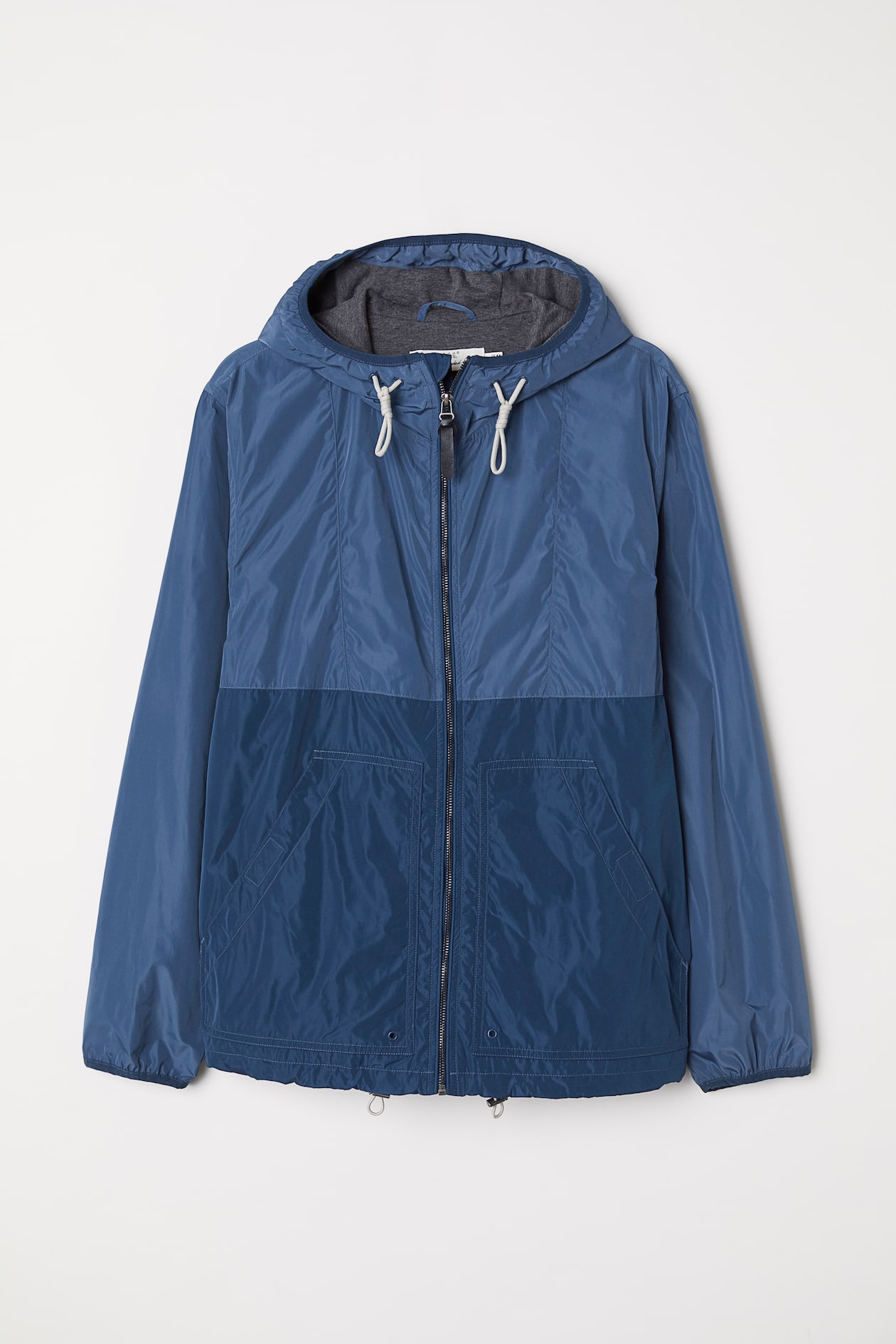 Hooded Jacket - Long sleeve - Blue - Men | H&M US