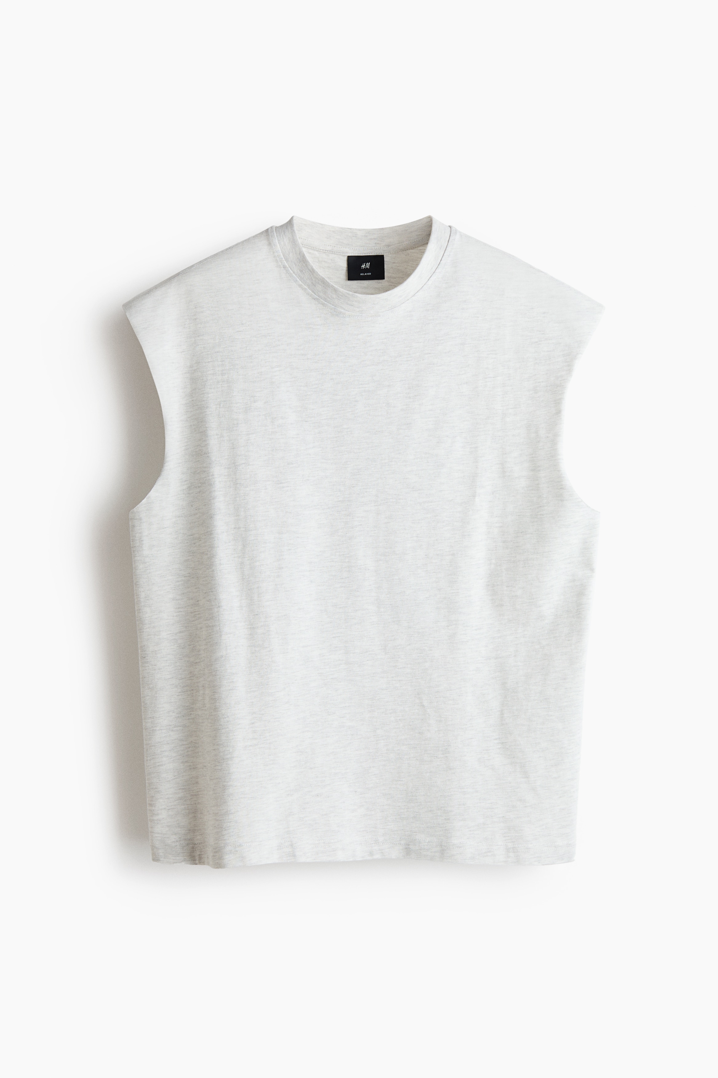 Puuvillainen toppi Relaxed Fit - Light grey marl/Vaaleanliila/Tumma khakinvihreä/Musta/Valkoinen