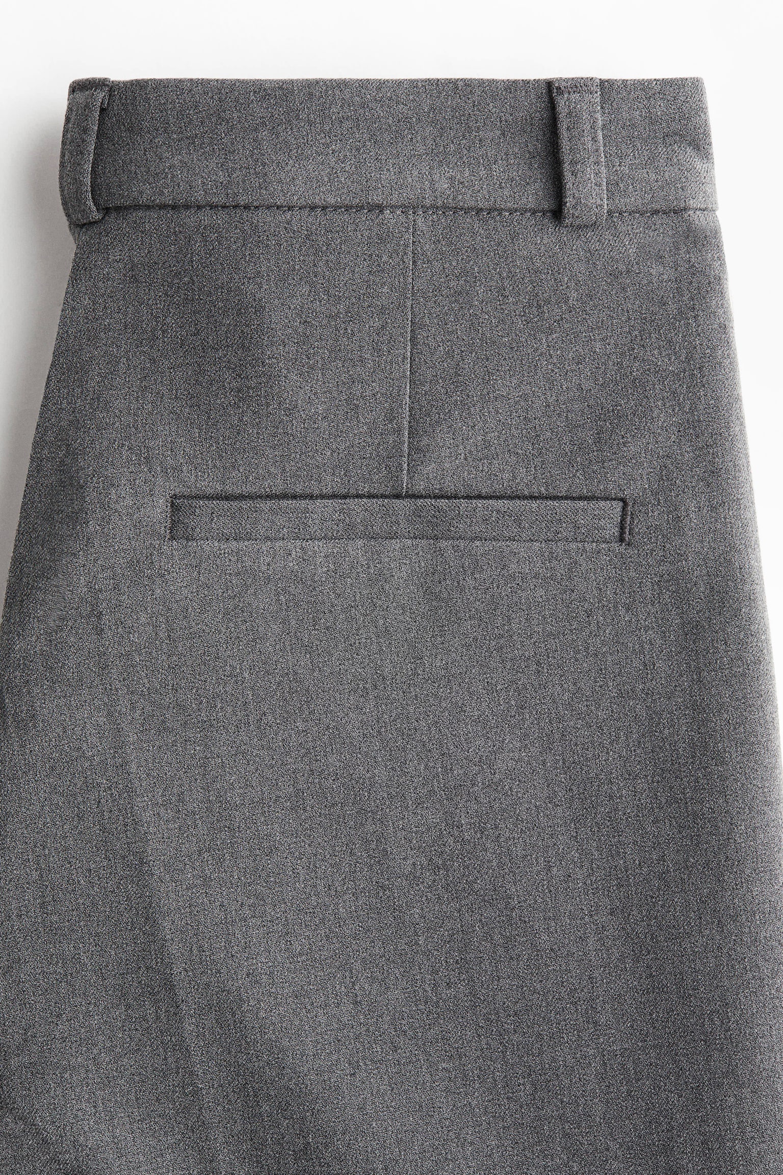 מכנסיים מחויטים - אפור מלאנז'/שחור/לבן - 6