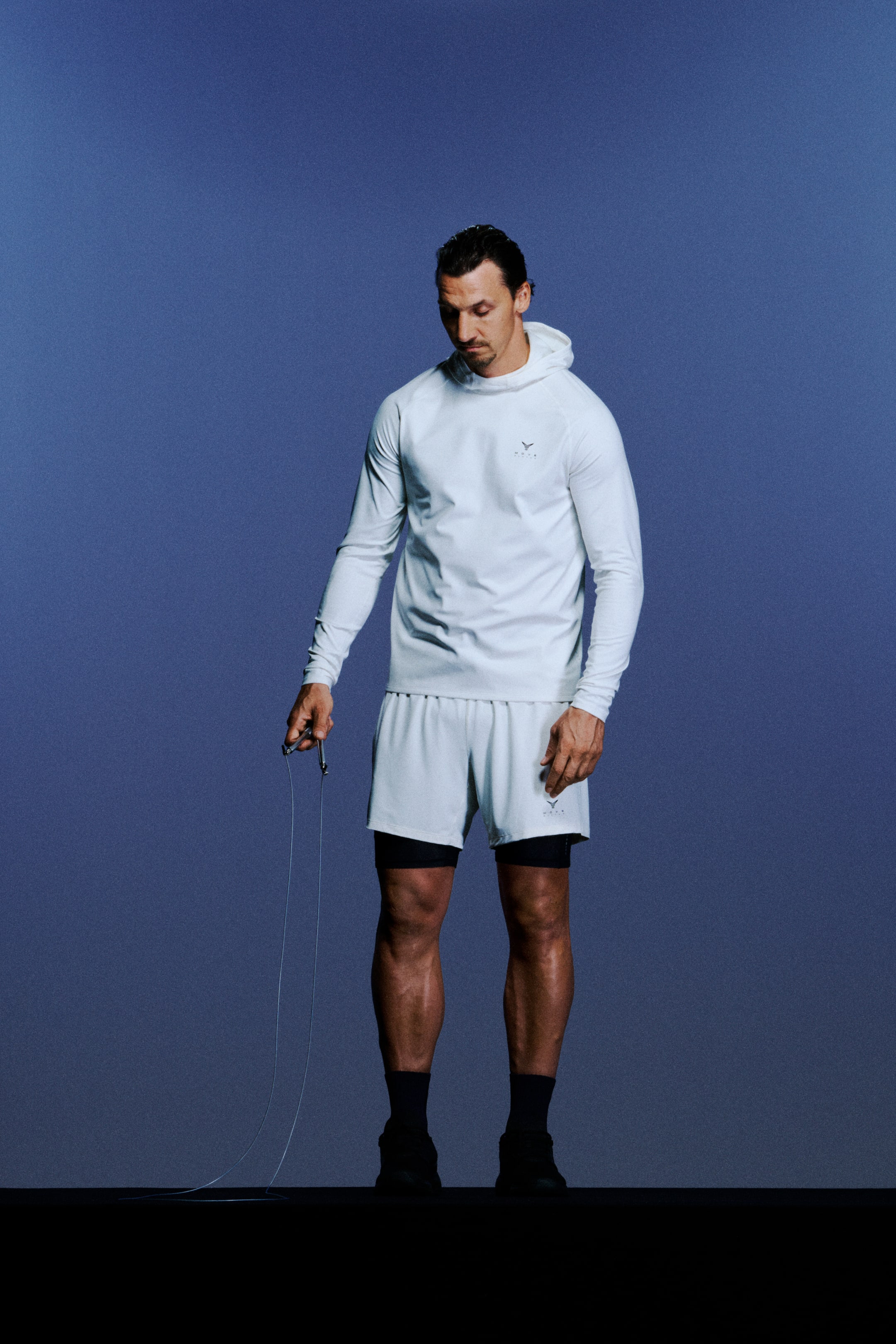 Ingrandisci l'immagine: Felpa con cappuccio termica con ThermoMove™ - Crema/Move Zlatan - UOMO | H&M CH 1