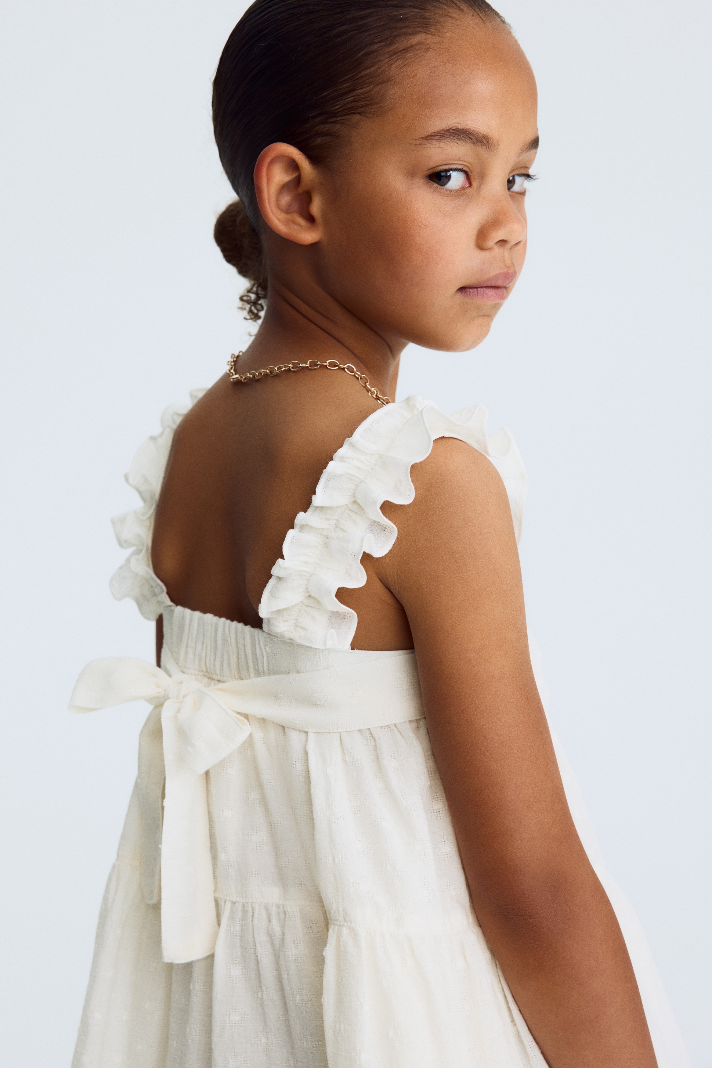 h&m girls dresses from $4.49 at + More Kids Clothing Deals ribbed jersey with a glittery tulle skirt Girls' Frocks | Shift, Pinafore,