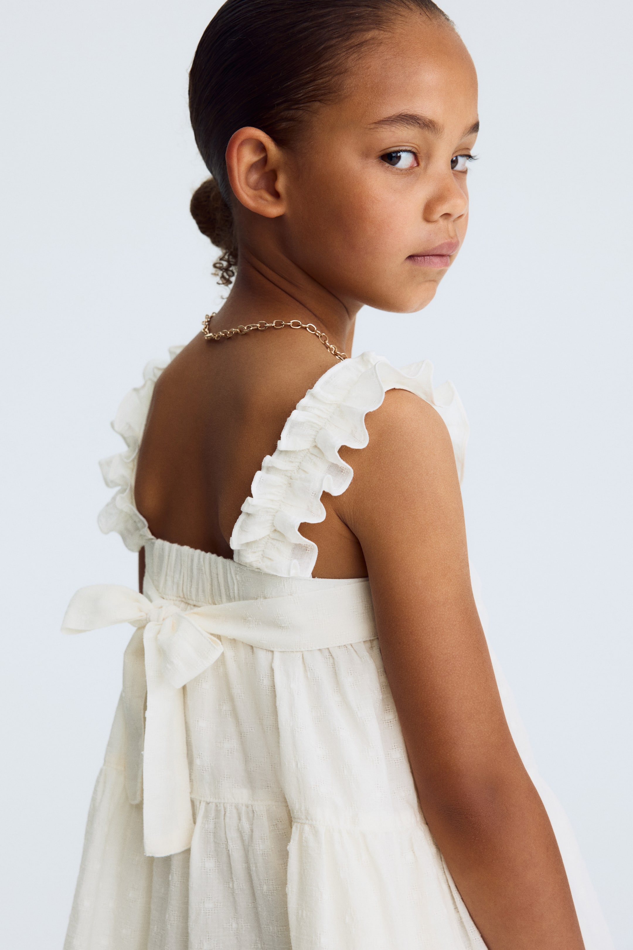 Tiered Cotton Dress
