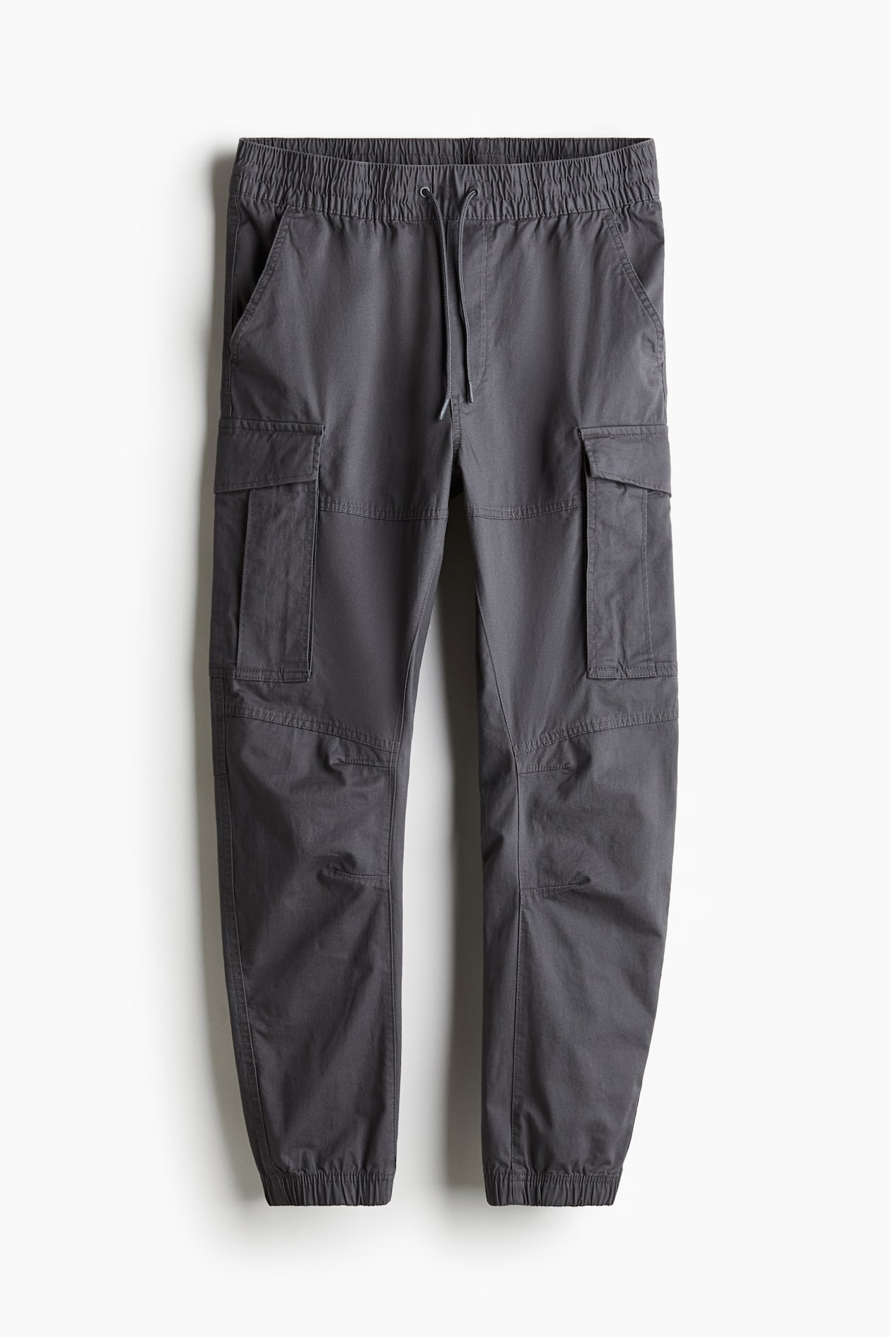 Slim Fit Cargo joggers Dark grey Men H&M IN
