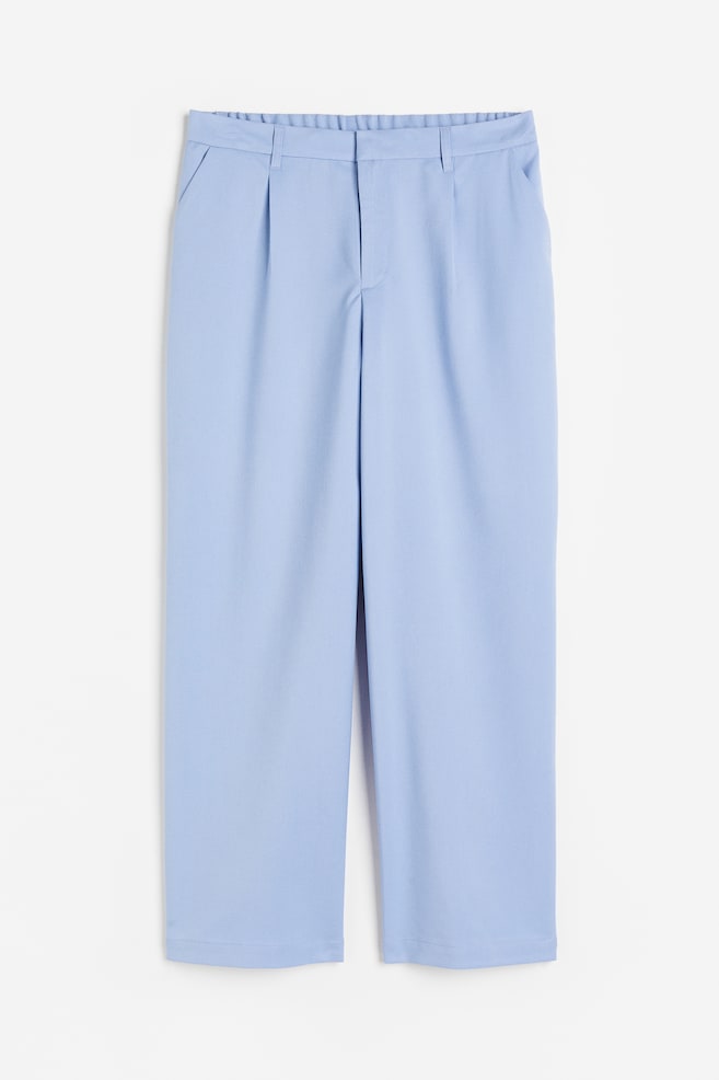 H&M+ Tailored trousers - Light blue/Black/Pink - 1