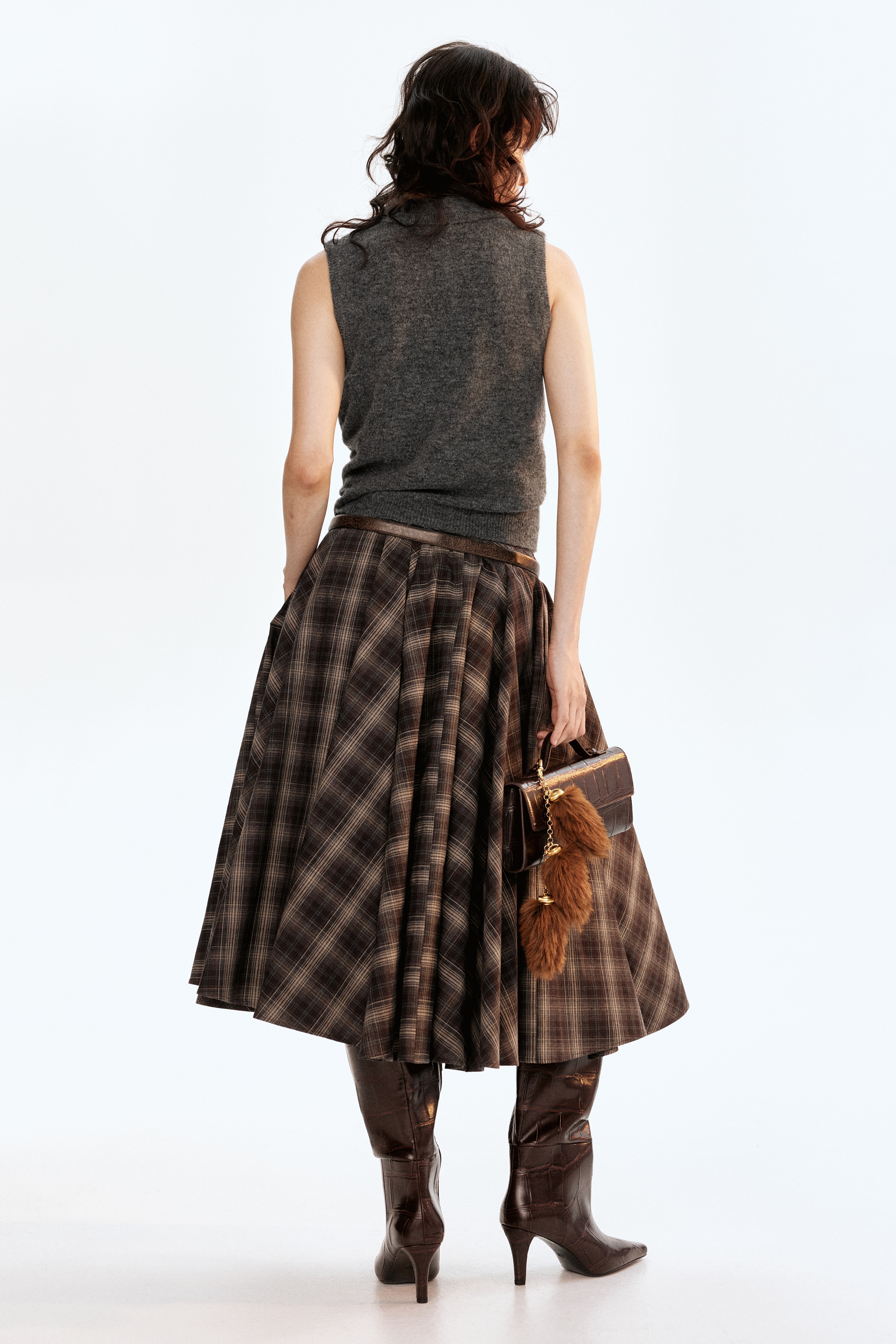 Collared sweater vest