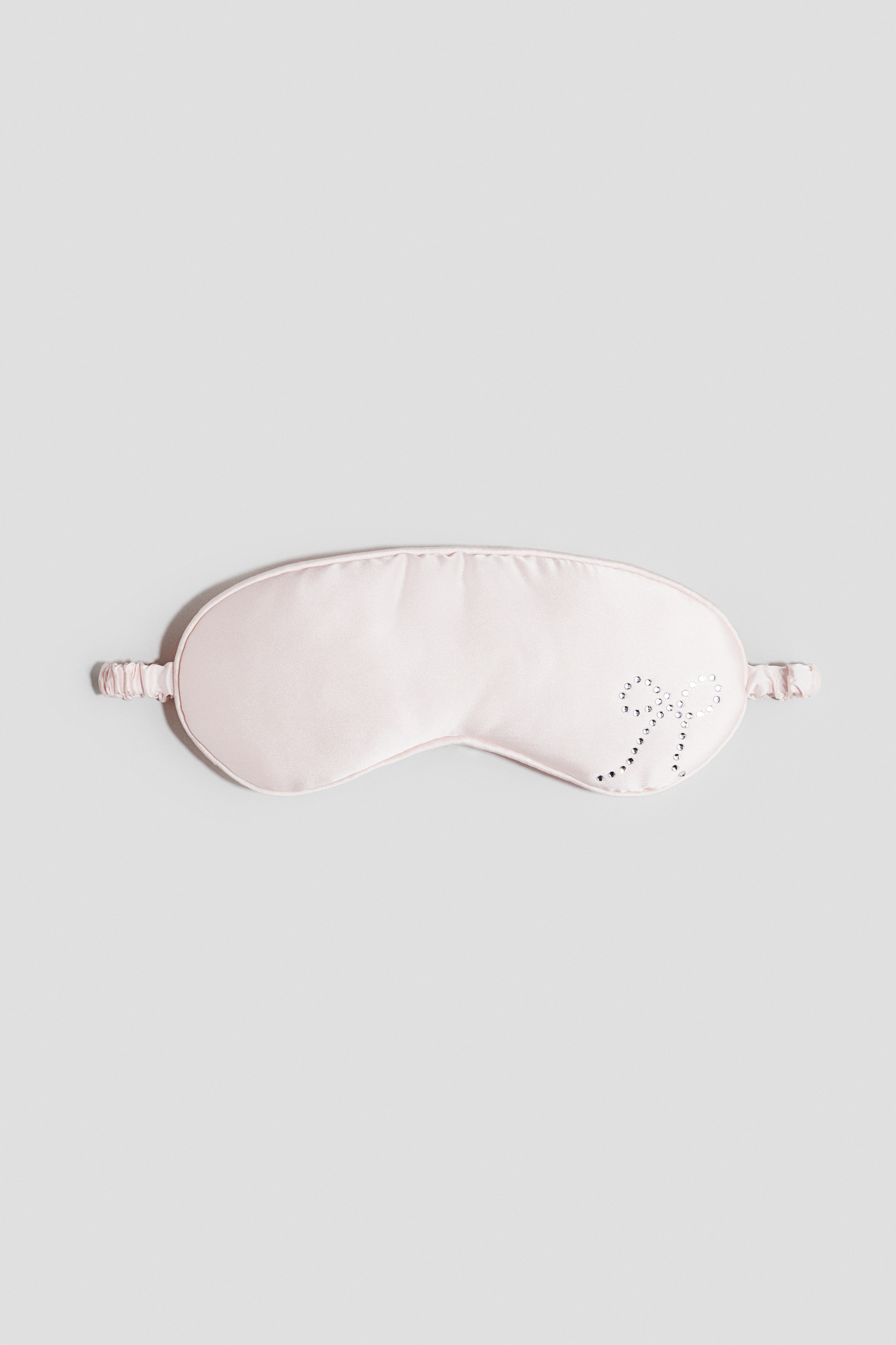 Printed sleep mask - Light pink/Bow