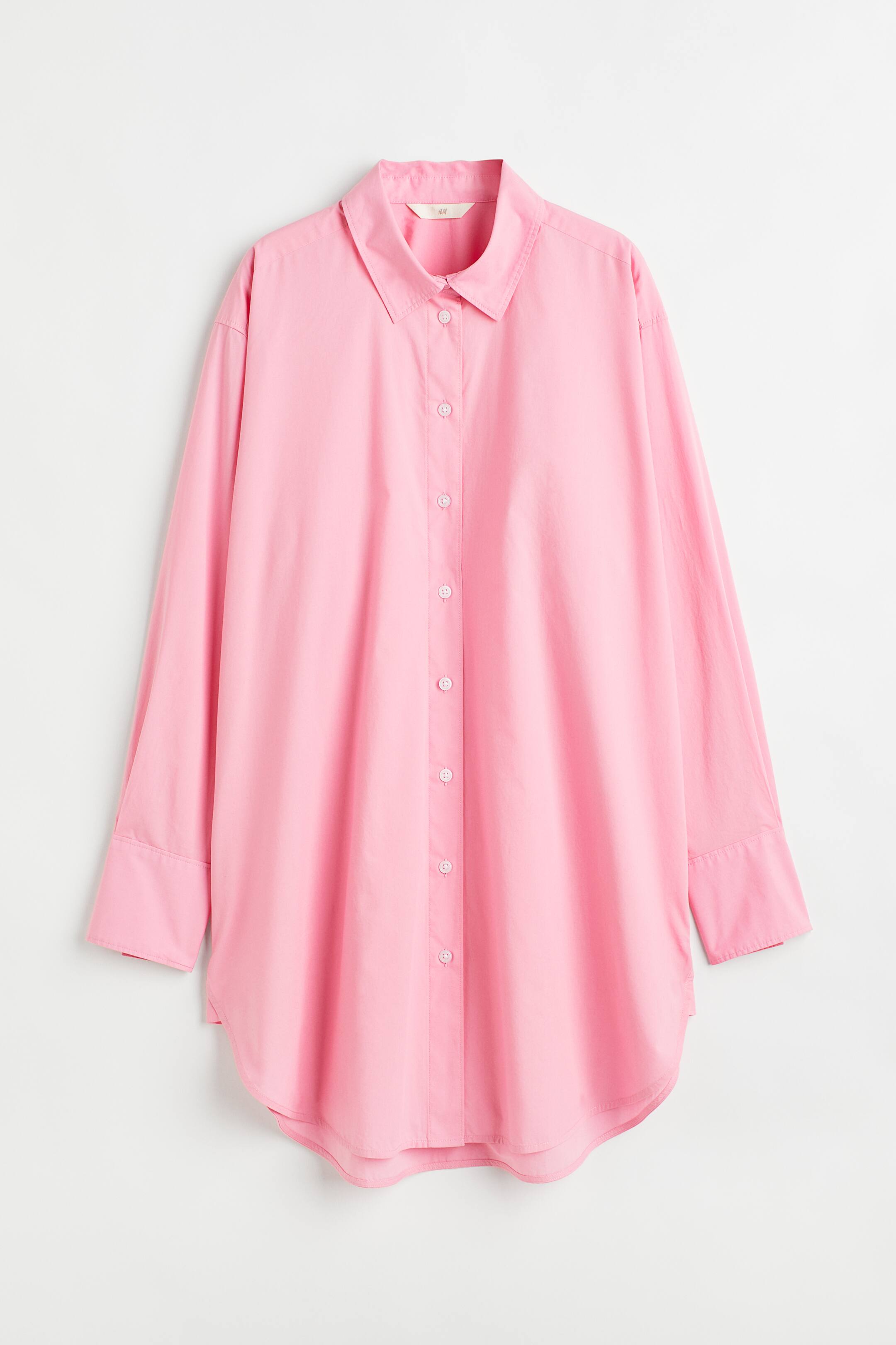 Camicia Uomo Gildan A Maniche Lunghe In Cotone | Ultra | Colore Rosa | Cuciture Reforzate - 2