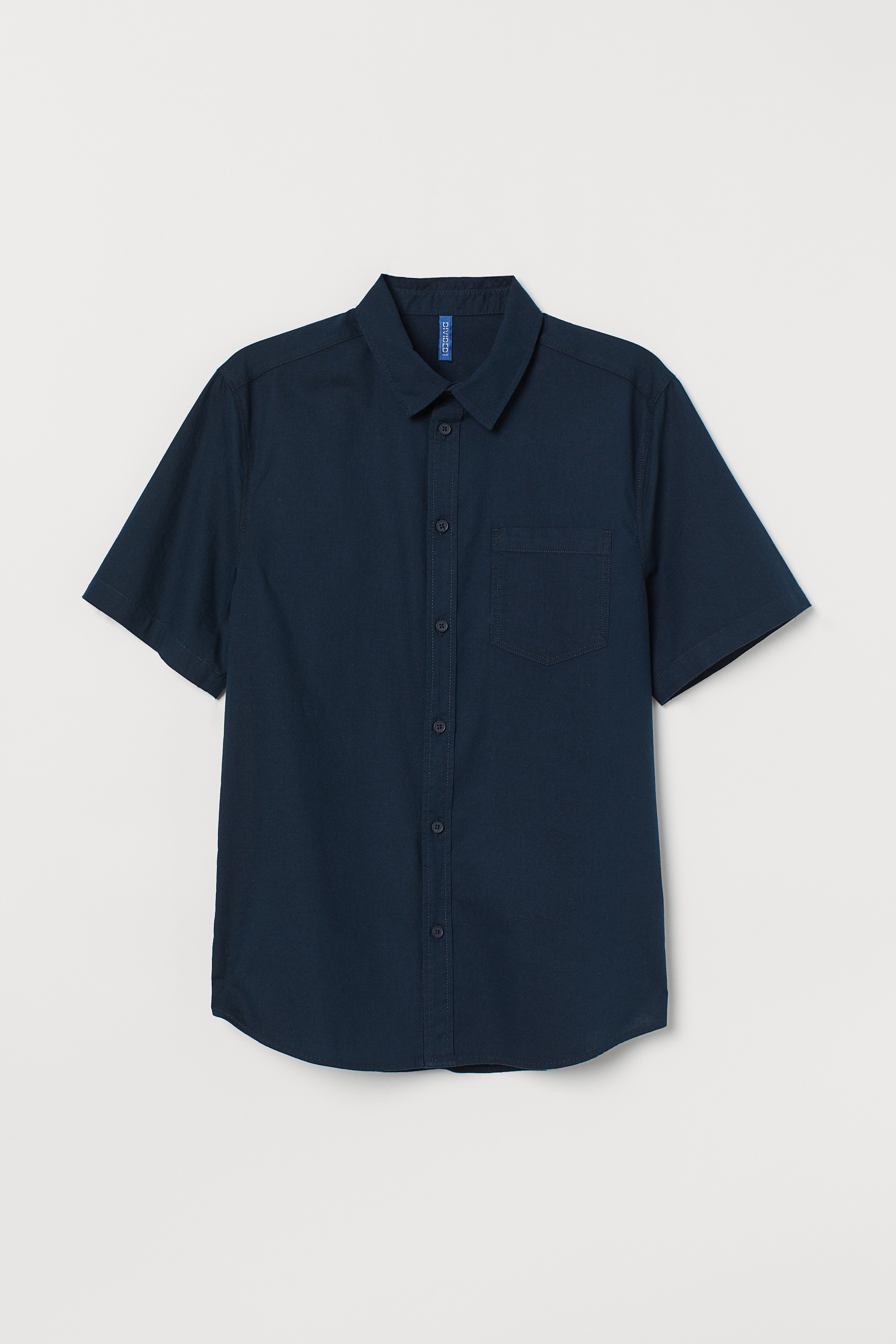 Chemise H&M Basic Stretch Rouge - Taille XS - Manches Longues - Occasion En Très Bon état
