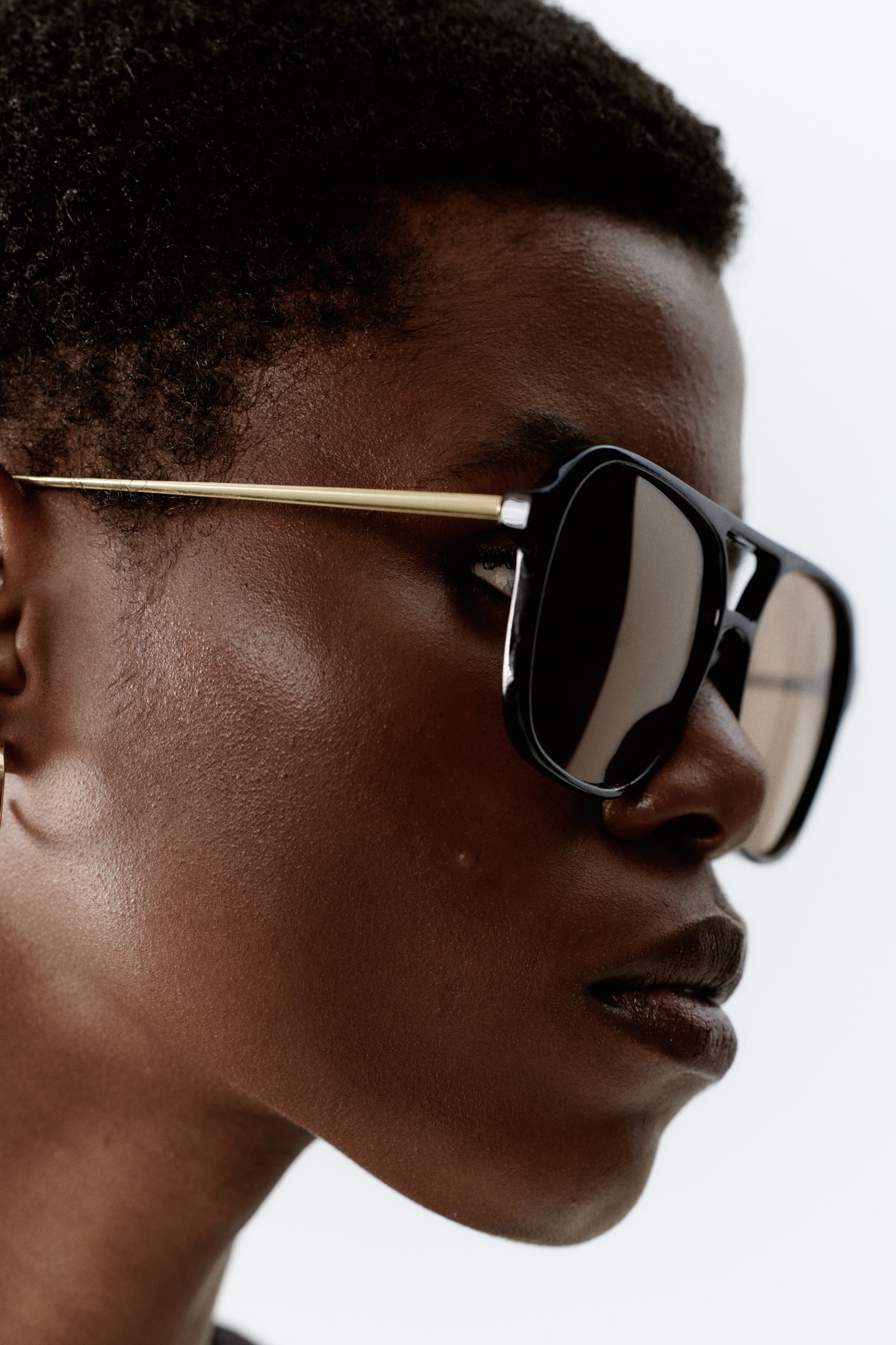 Polarised sunglasses - Black/Gold-coloured/Light beige/Gold-coloured/Dark brown/Brown/Tortoiseshell pattern/Greige - 1