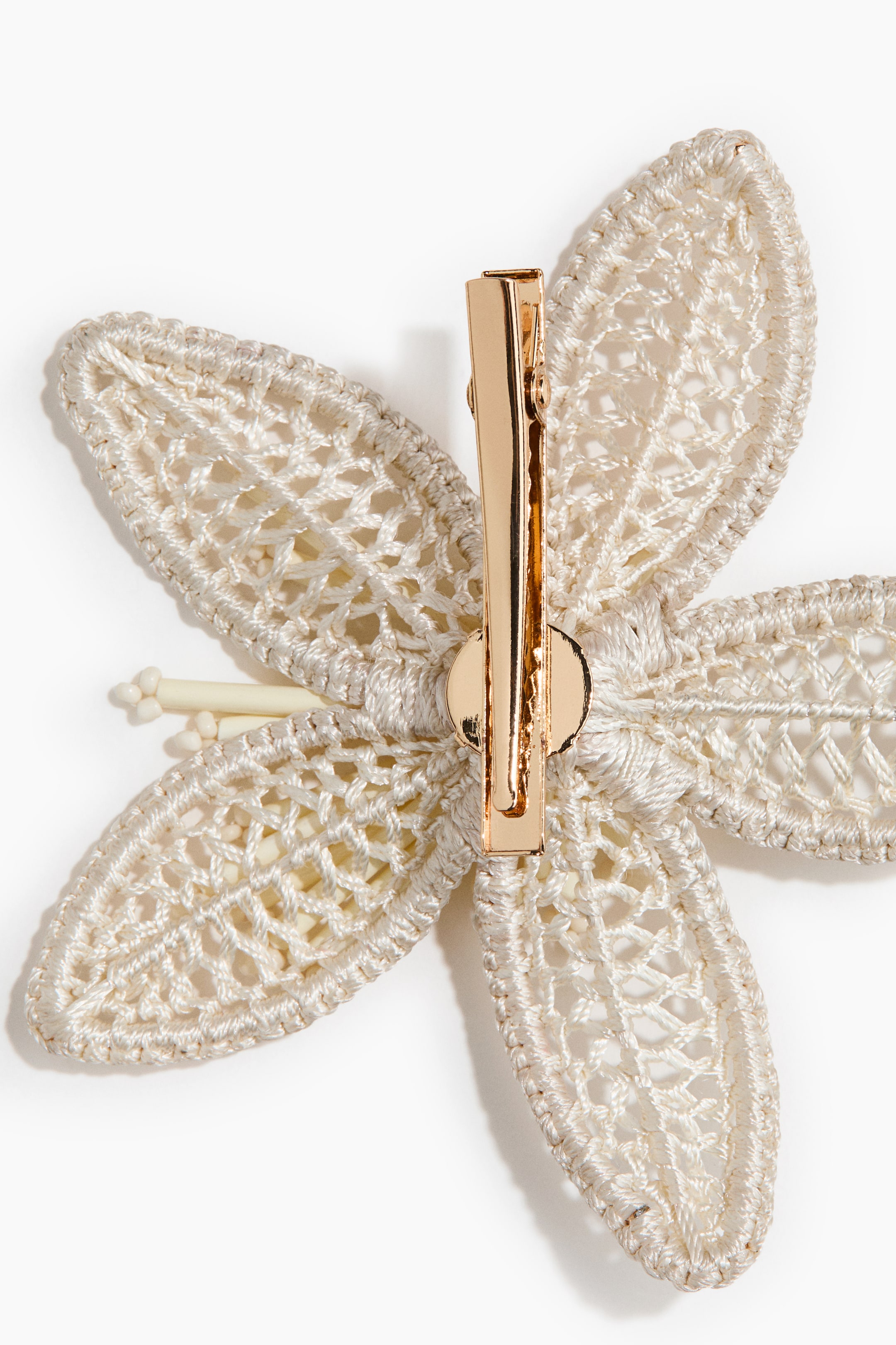 Crochet-Look Hair Clip