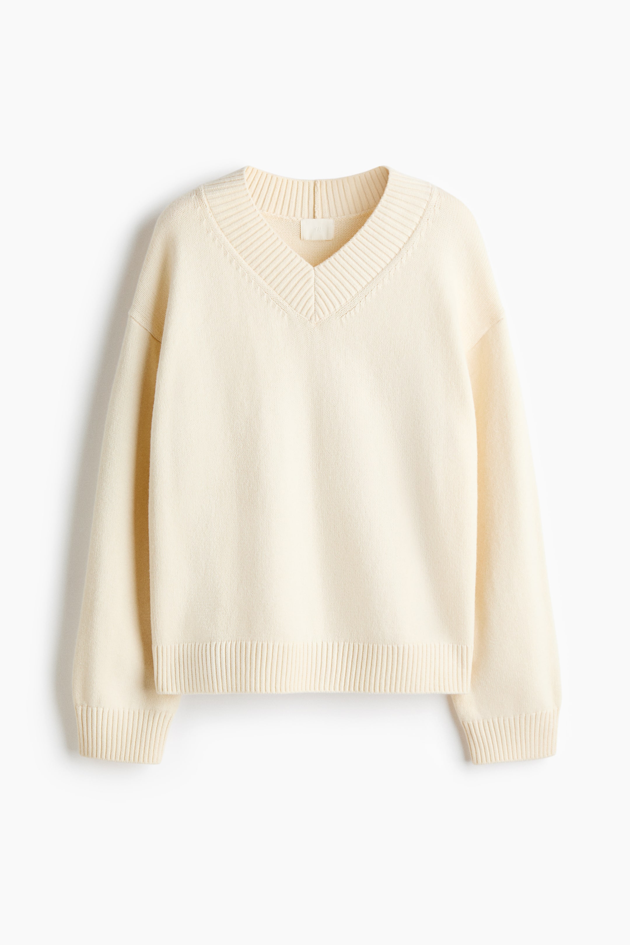View larger image: V-neck jumper - Cream - Ladies | H&M IN 5
