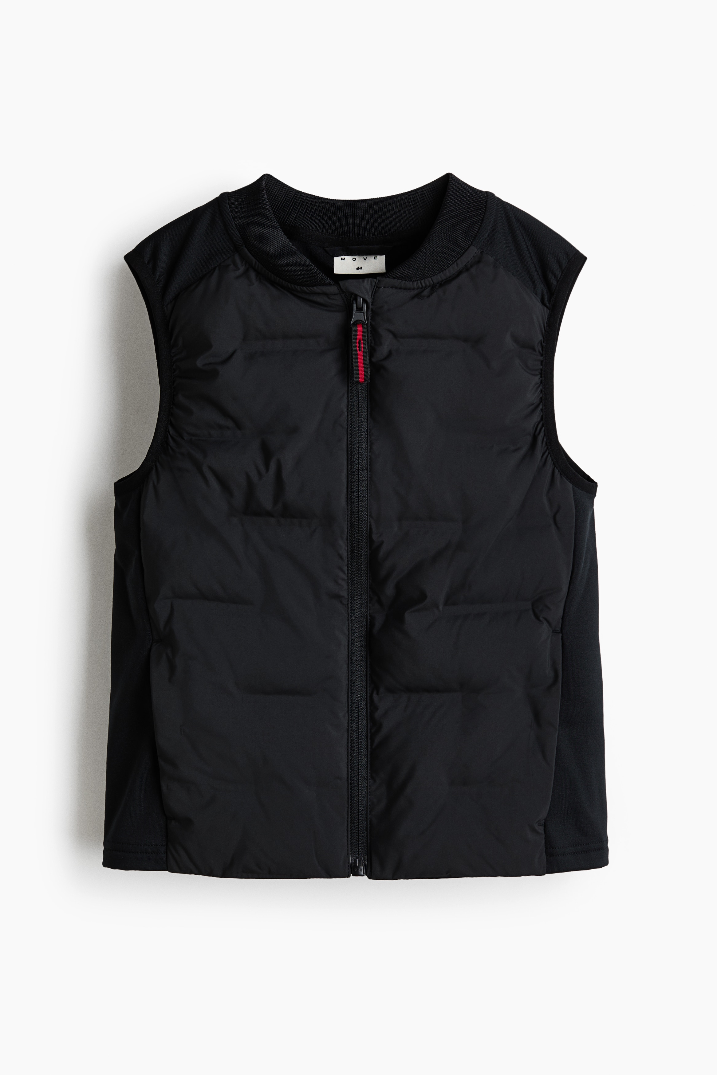 H & M - Wattierte Fußballweste mit ThermoMove Regular Fit - Schwarz - Kinder