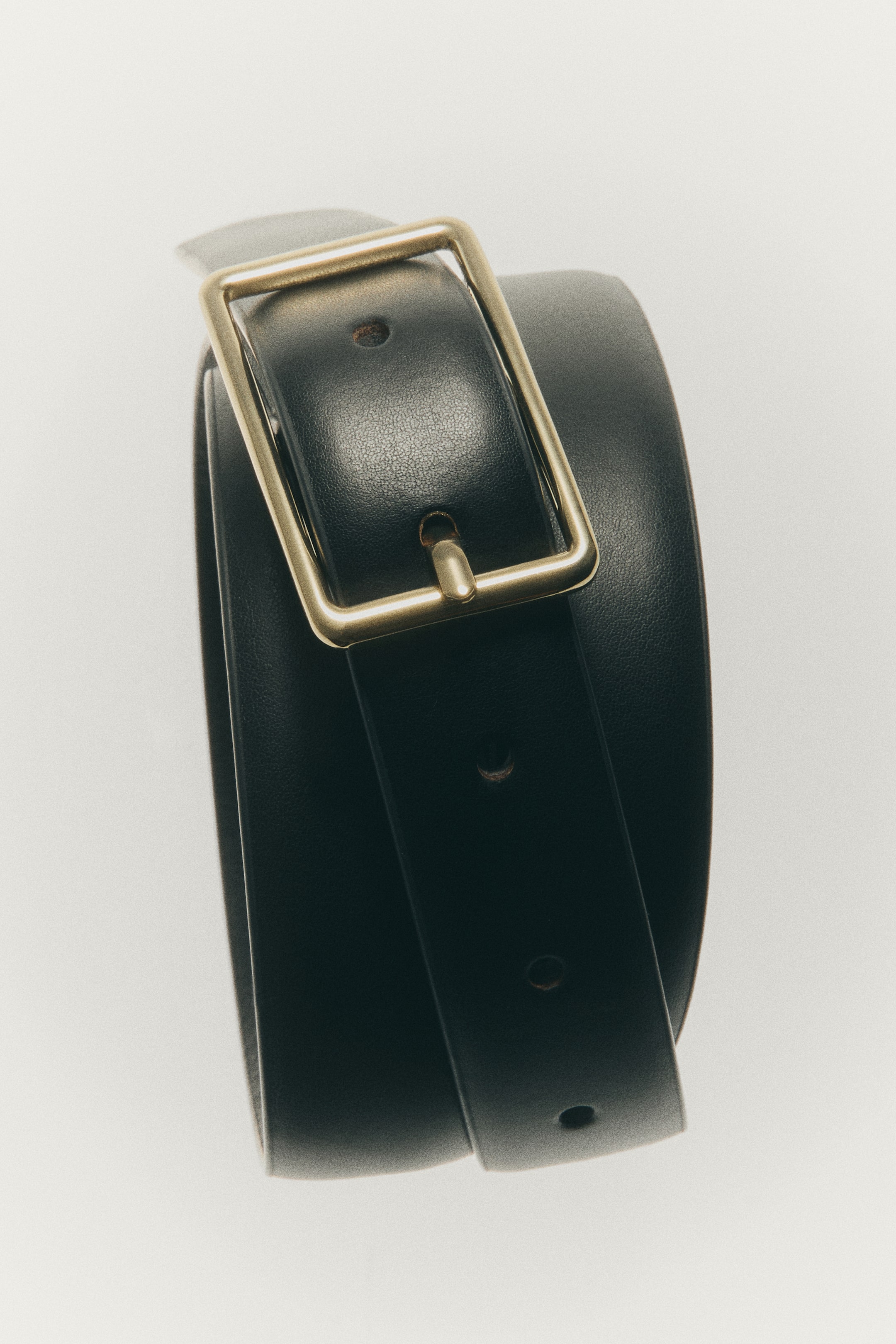 View larger image: Split leather belt - Black - Ladies | H&M 1