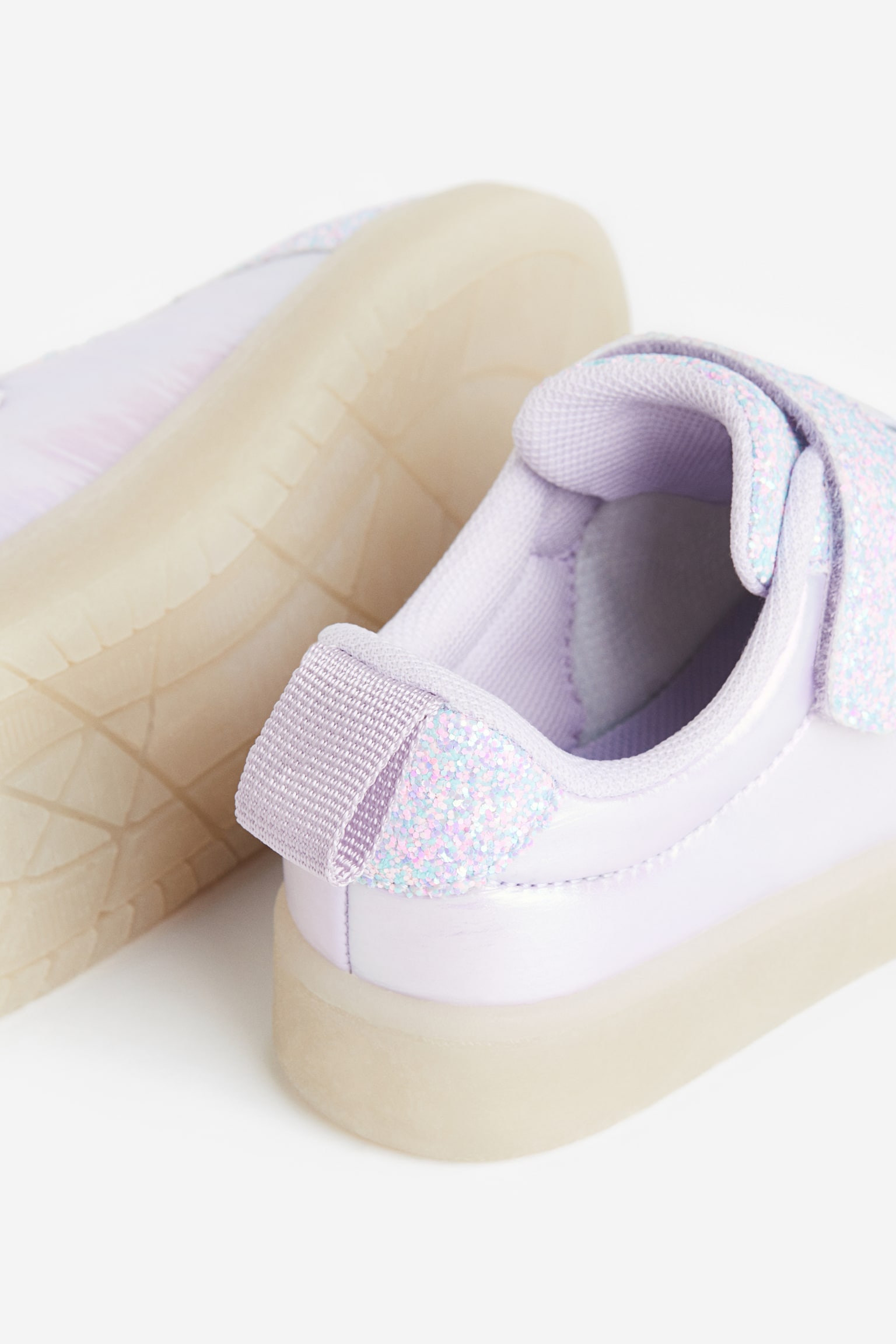 Flashing trainers - Lilac/Glittery - 3