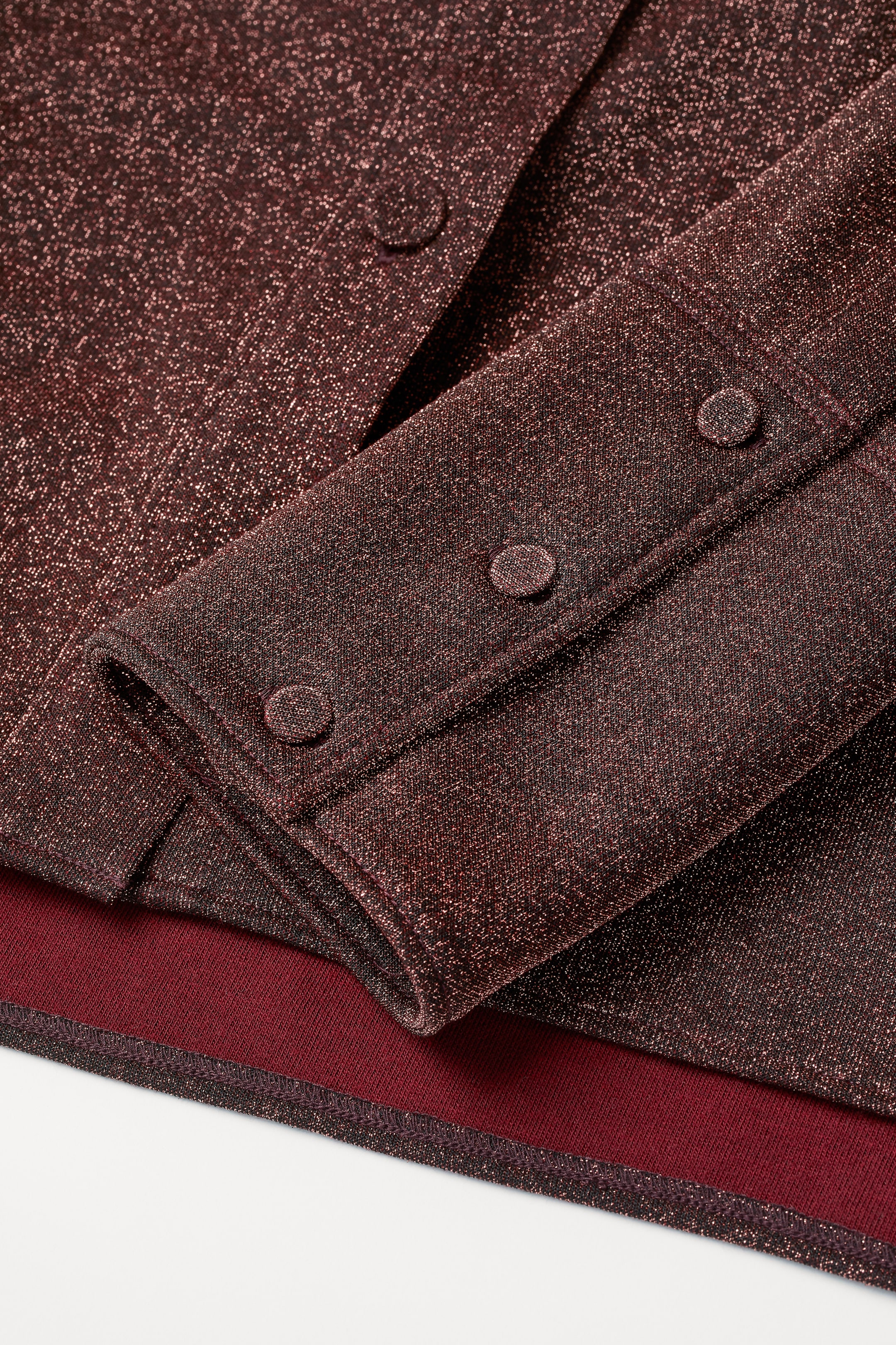 View larger image: Glittery shirt - Rust red - Ladies | H&M HK 3