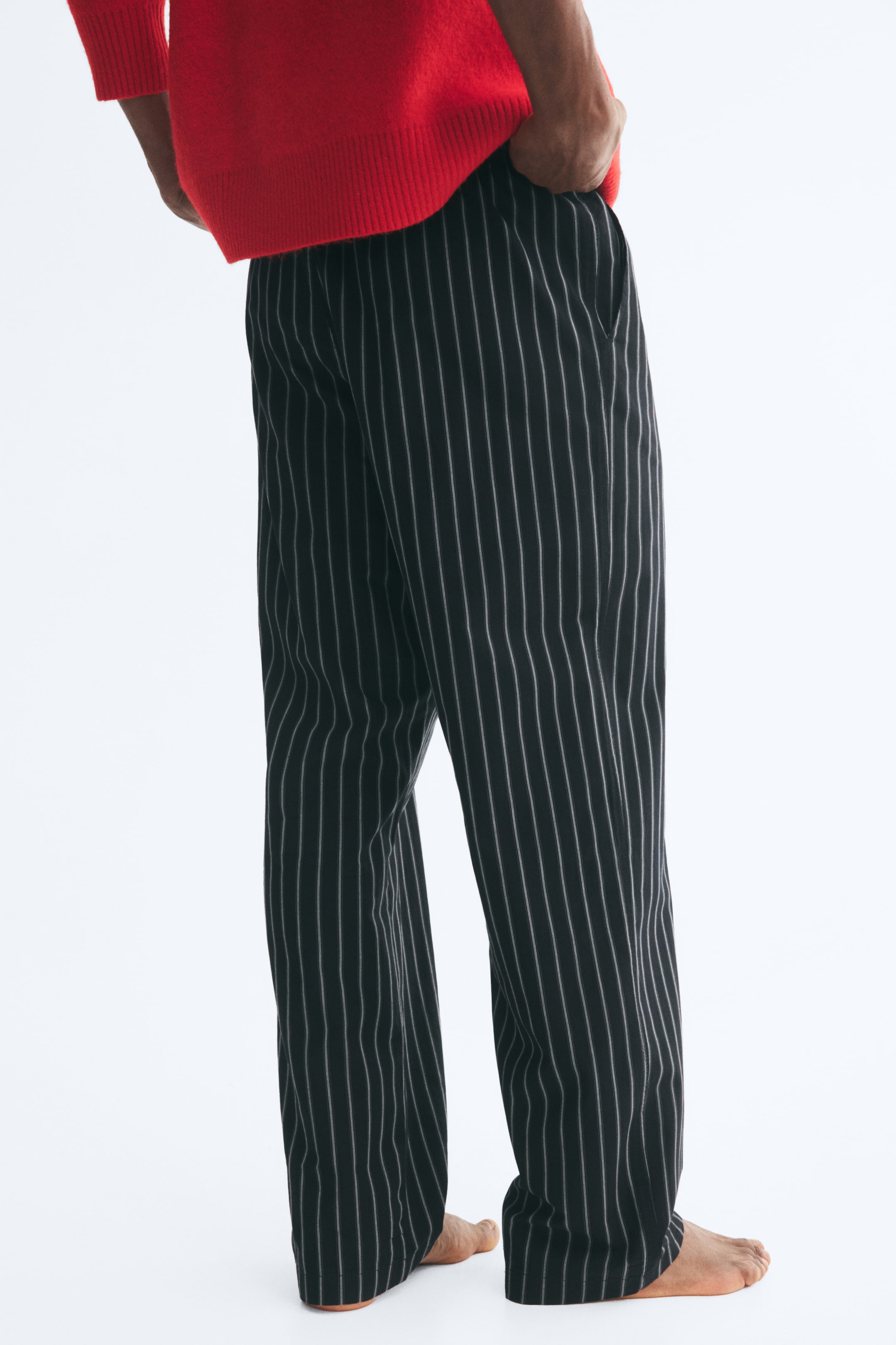 Relaxed-Fit Poplin Pants