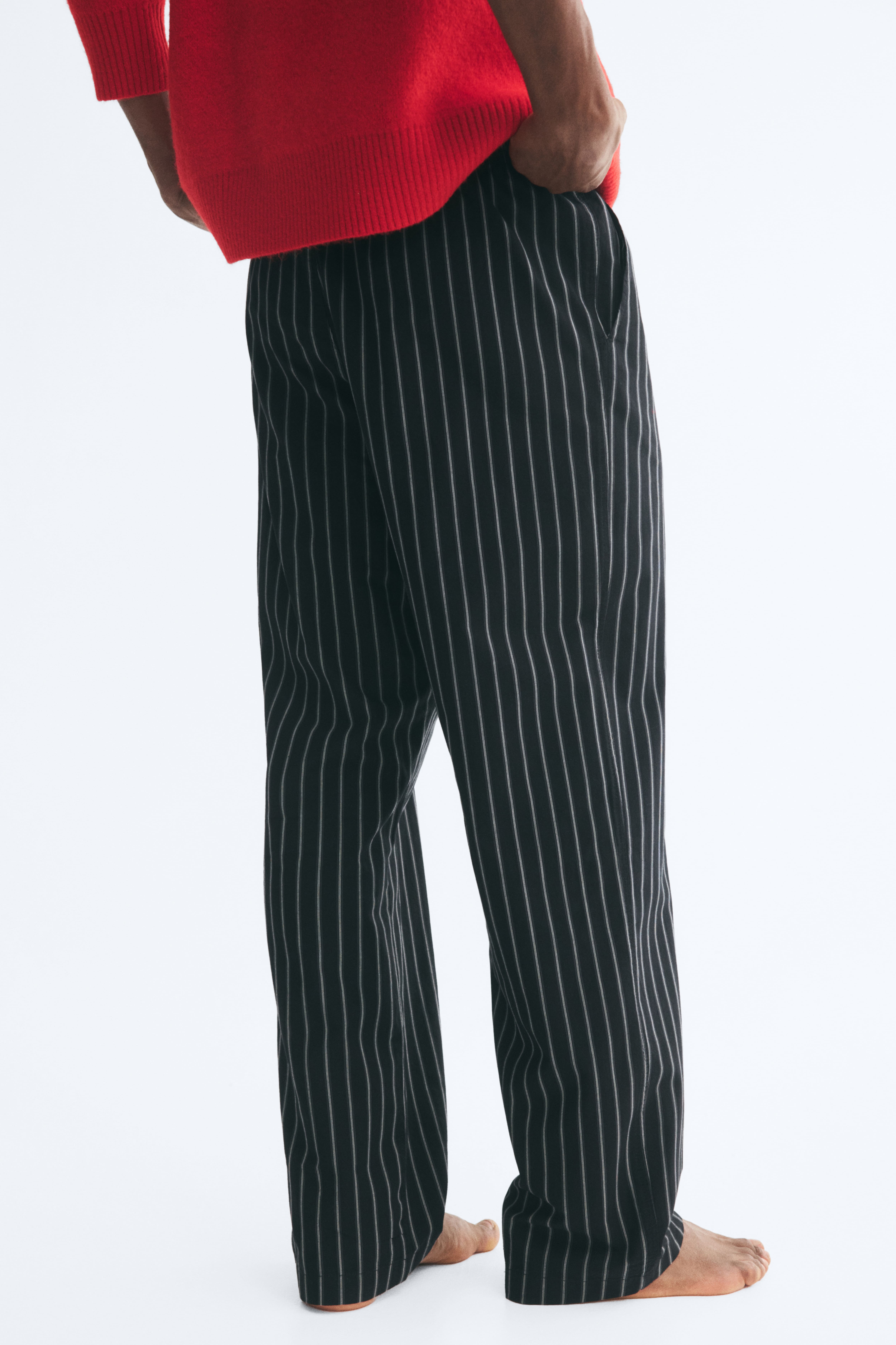 Relaxed-Fit Poplin Pants