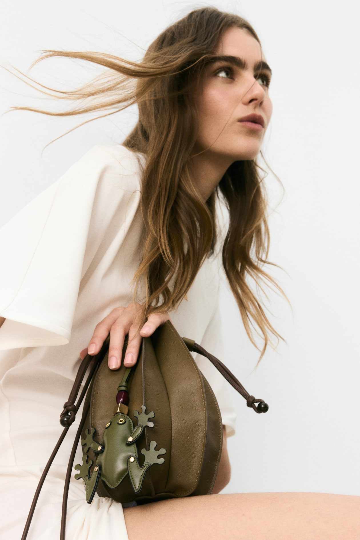 Sac pour téléphone en forme de cactus Vert foncé FEMME H&M FR