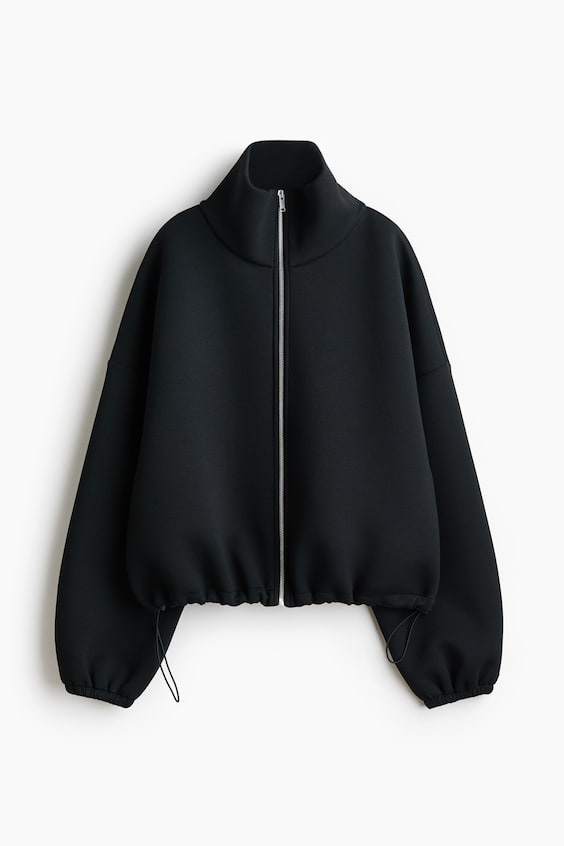 Женские куртки H&M Drawstring-Detail Scuba Jacket