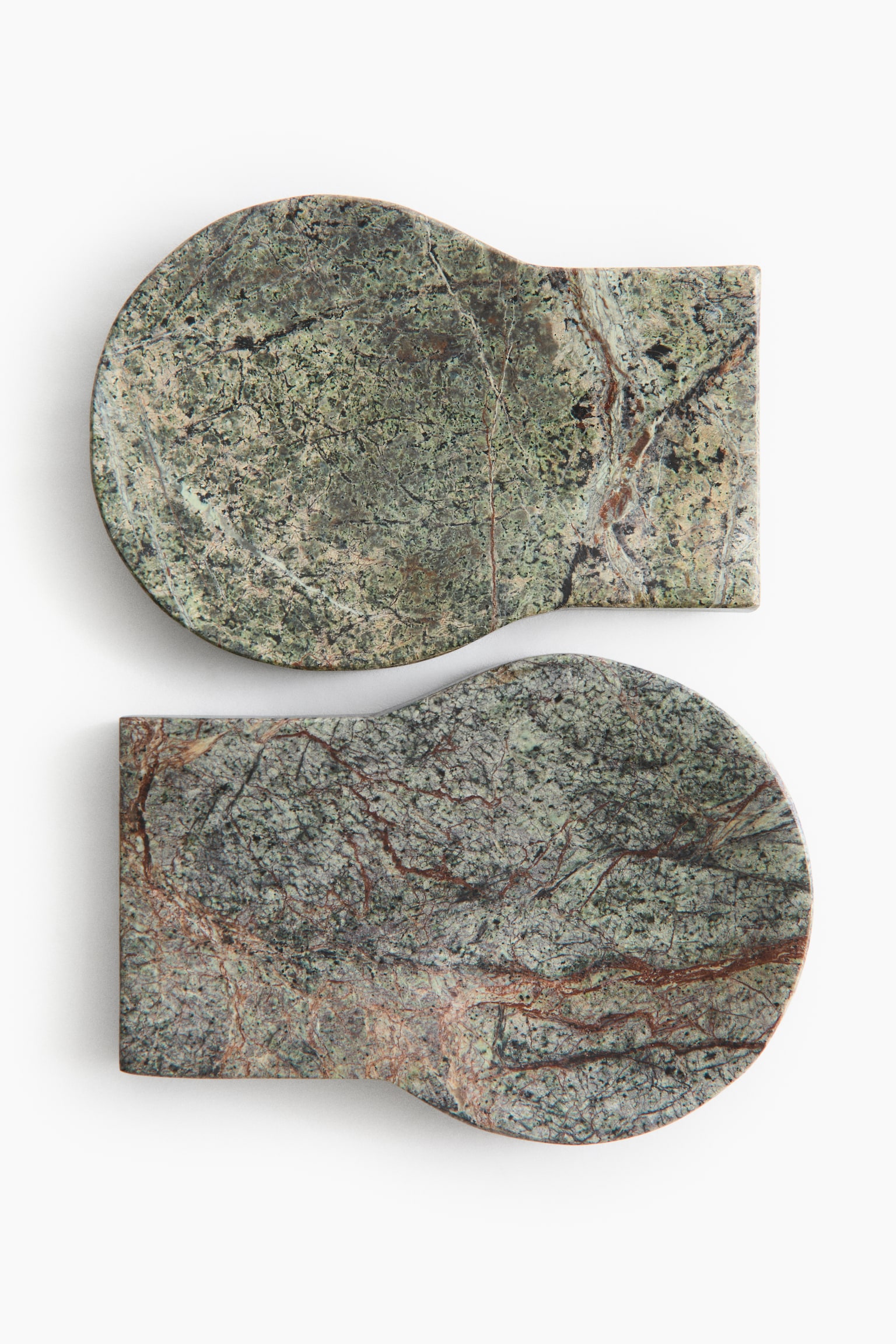 Marble spoon rest - Green/Marbled - 3