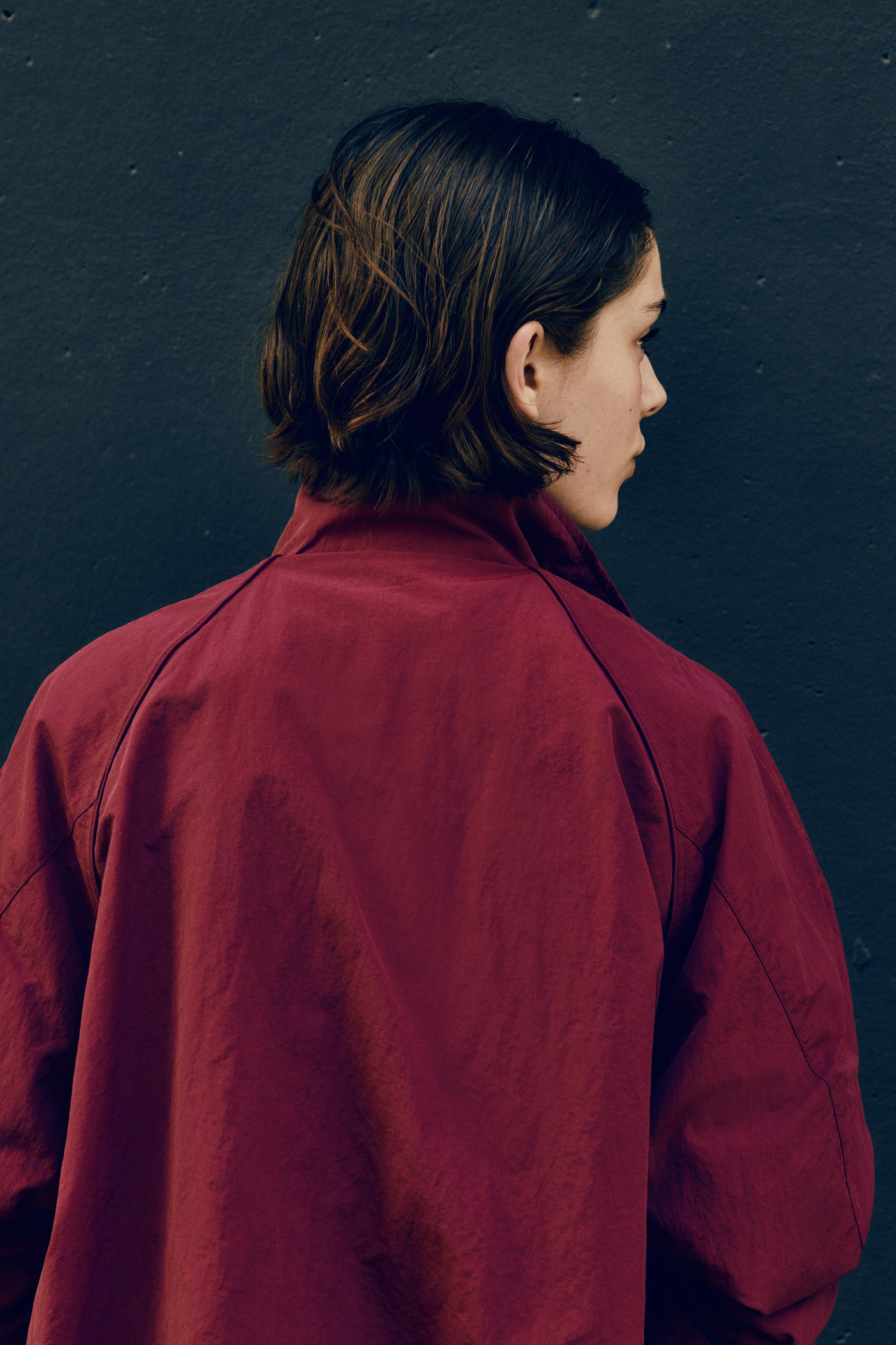 Oversized Bubble-Hem Jacket
