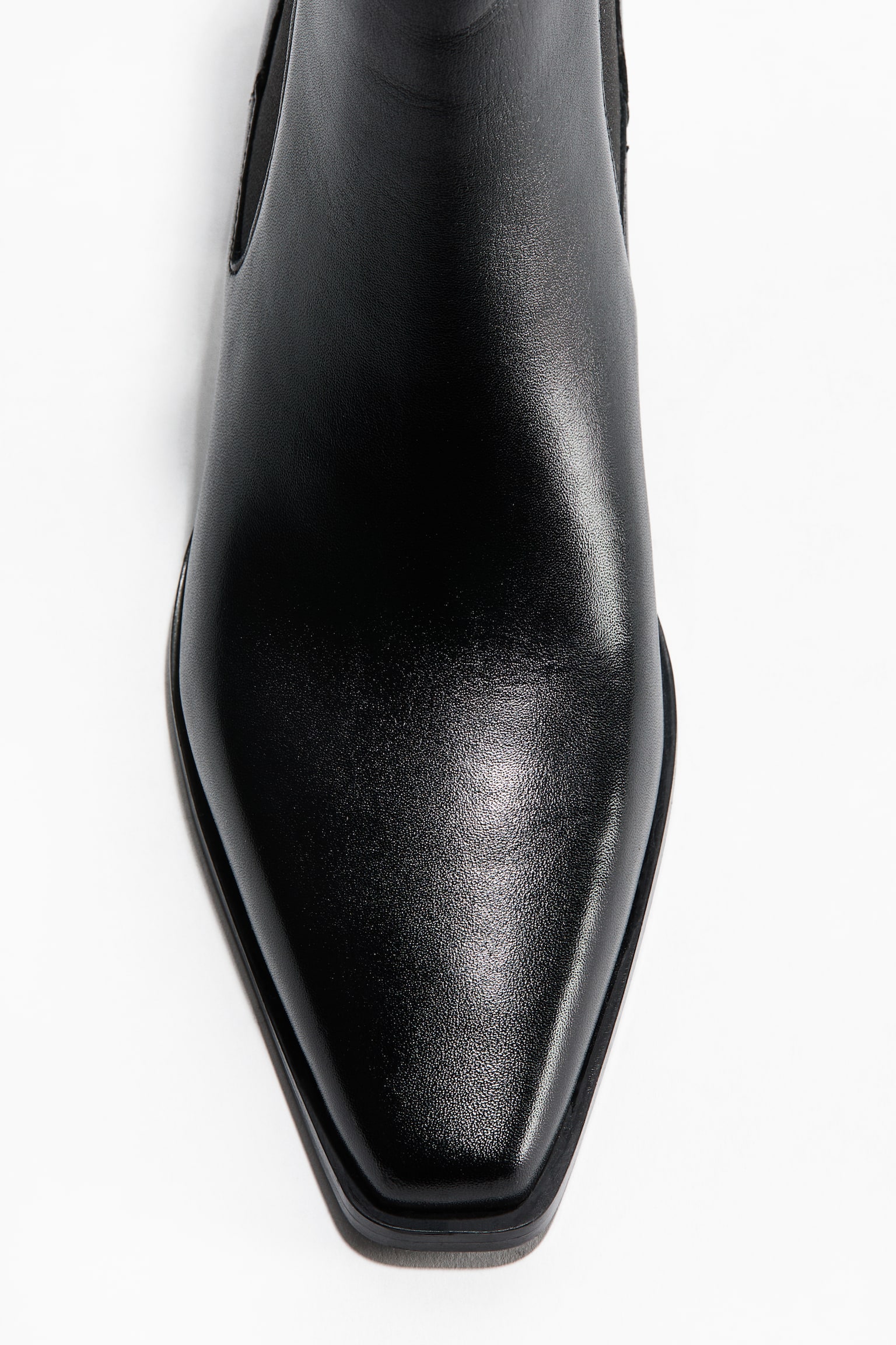 Женские ботинки H&M Leather Ankle, цвет: Чёрный — фото 5