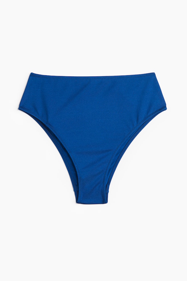High Waist Cheeky Bikini bottoms - Blue/Burgundy/Dark brown/Cream/Navy blue/Powder pink/Paisley pattern/Dark purple/White/Black/Light yellow/White/Dark brown/Olive green - 1