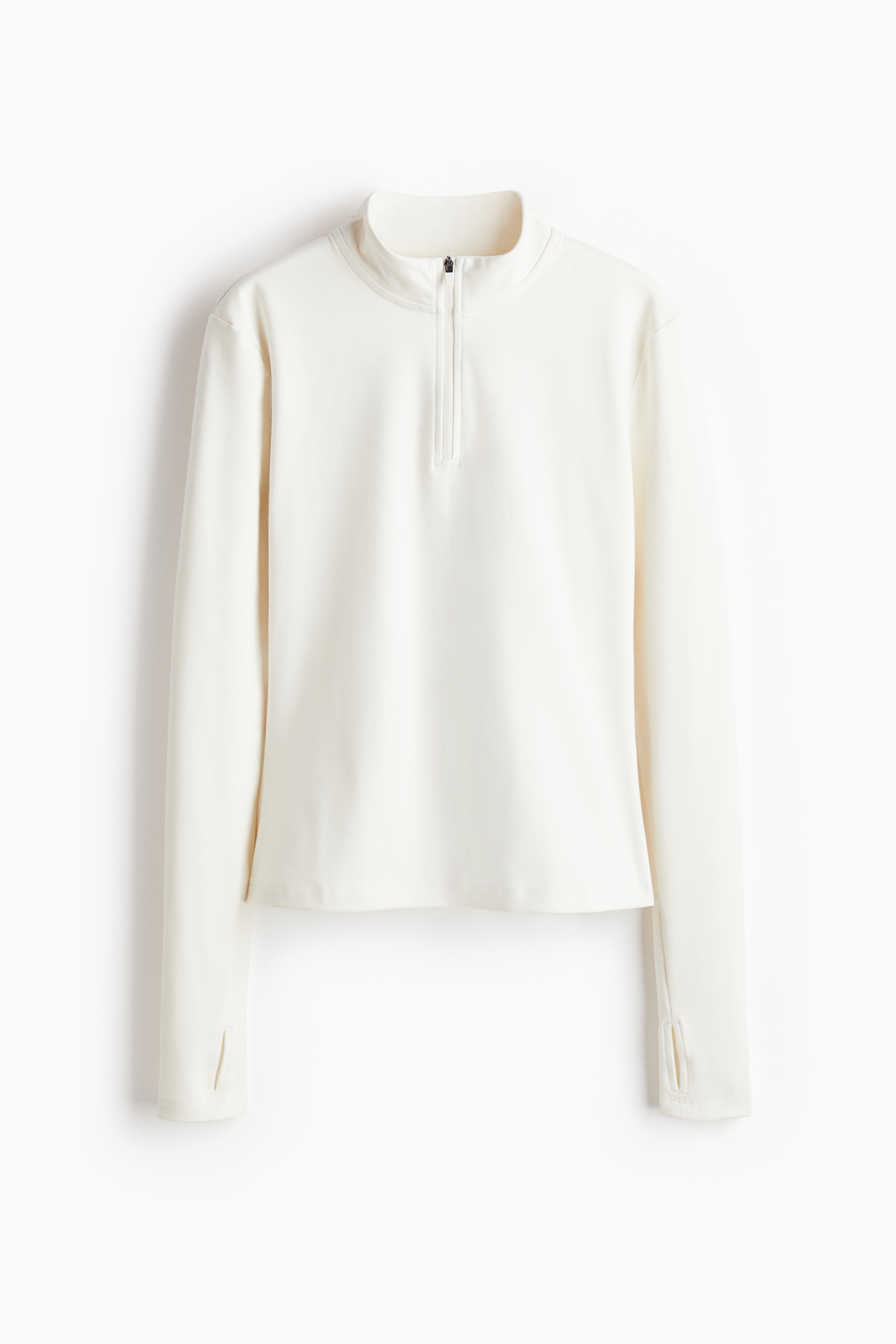 H & M - Sportjacke mit SoftMove - Weiß - Sportswear