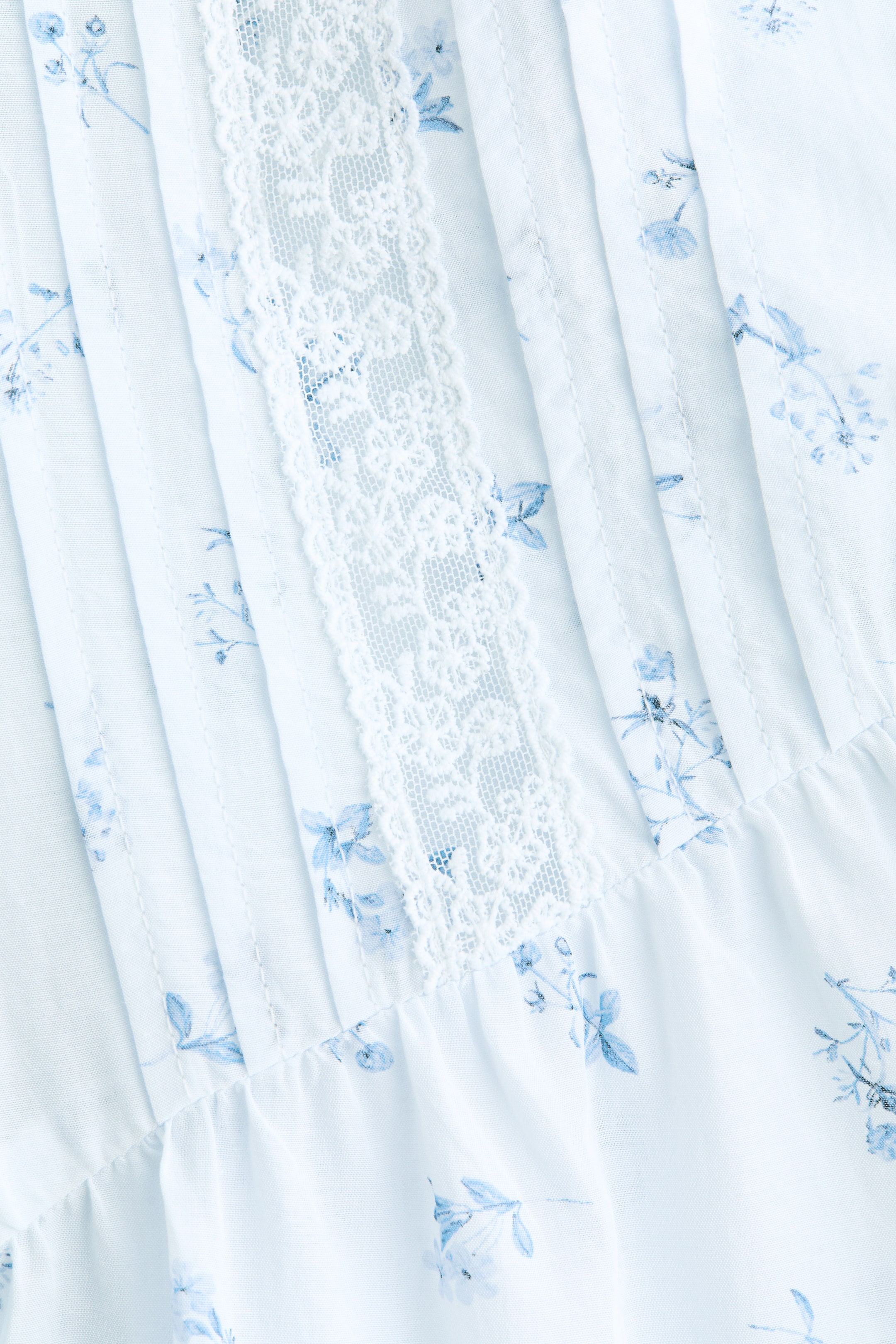 Lace-Inset Blouse