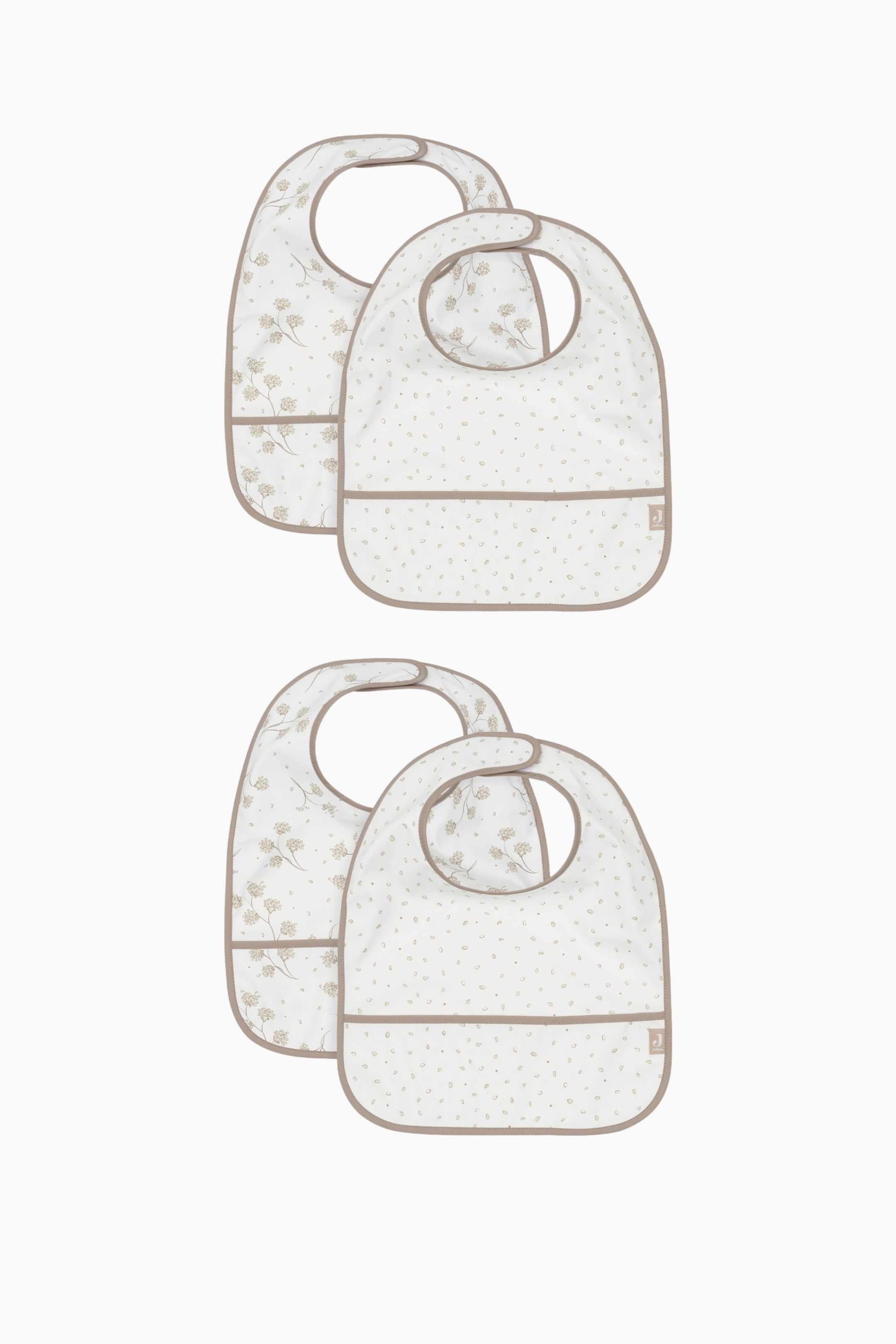 Grotere afbeelding bekijken: Bib Waterproof - 4 Pack - Leafy Dreams - Jollein - HOME | H&M BE 1