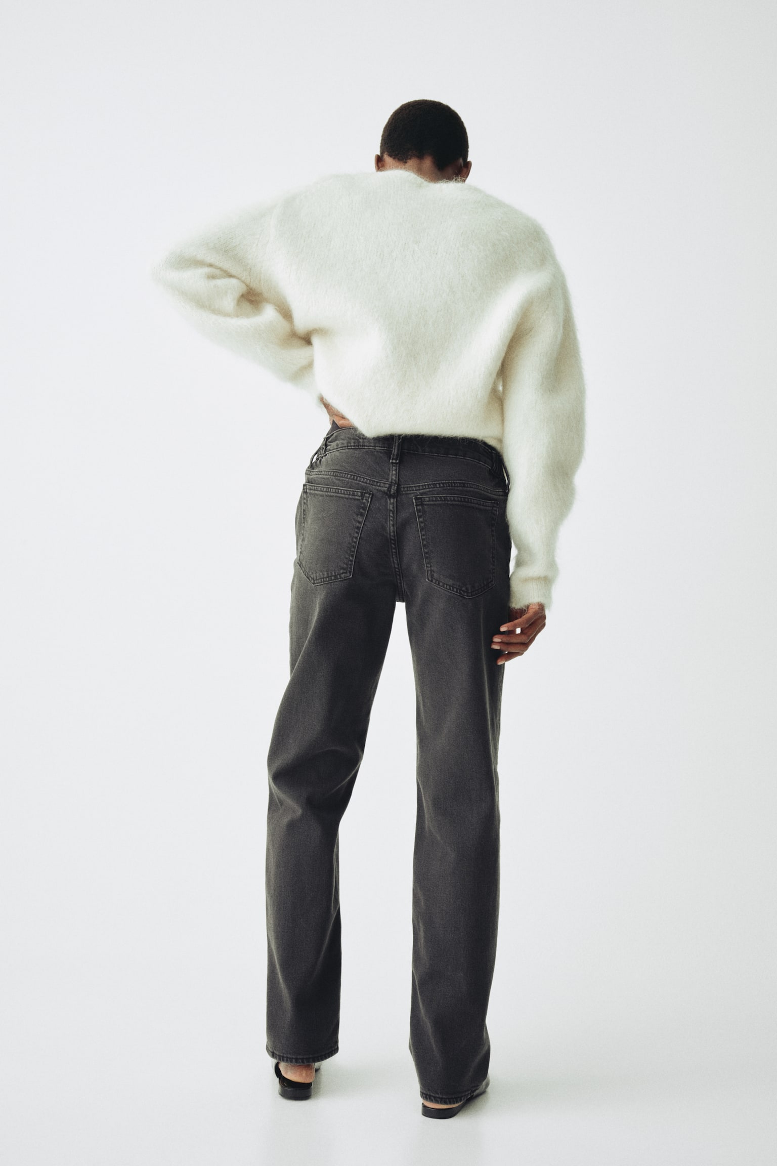 MAMA Straight jeans - Dark denim grey/Black/Light denim blue - 3