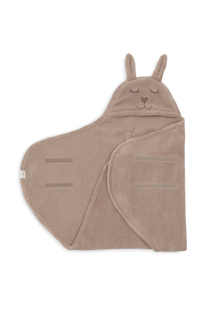 Wrap Blanket - Bunny - Cloudy Rib/milky Coffee - 1
