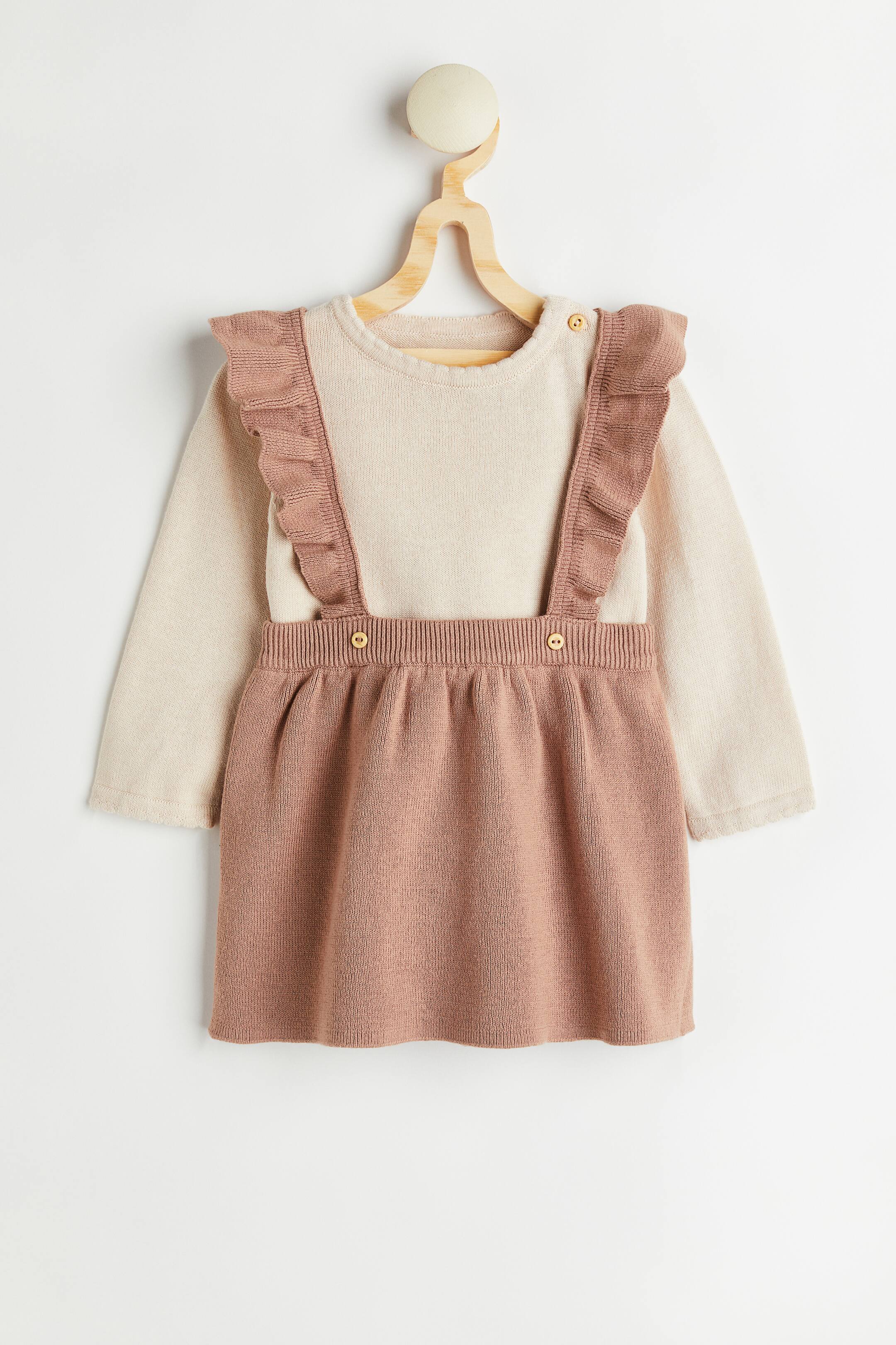View larger image: 2-piece cotton set - Beige - Kids | H&M 1